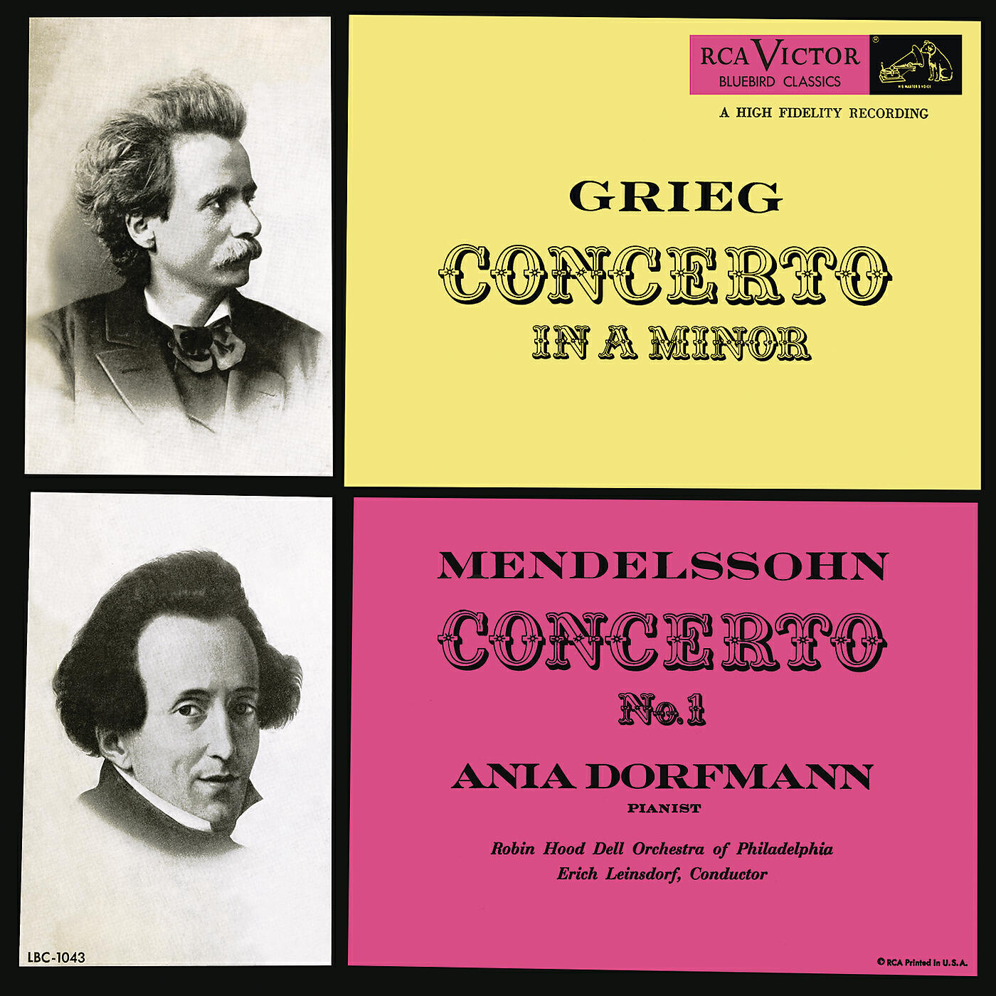 Релиз Grieg: Piano Concerto in A Minor, Op. 16 - Mendelssohn: Piano Concerto No. 1, Op. 25
