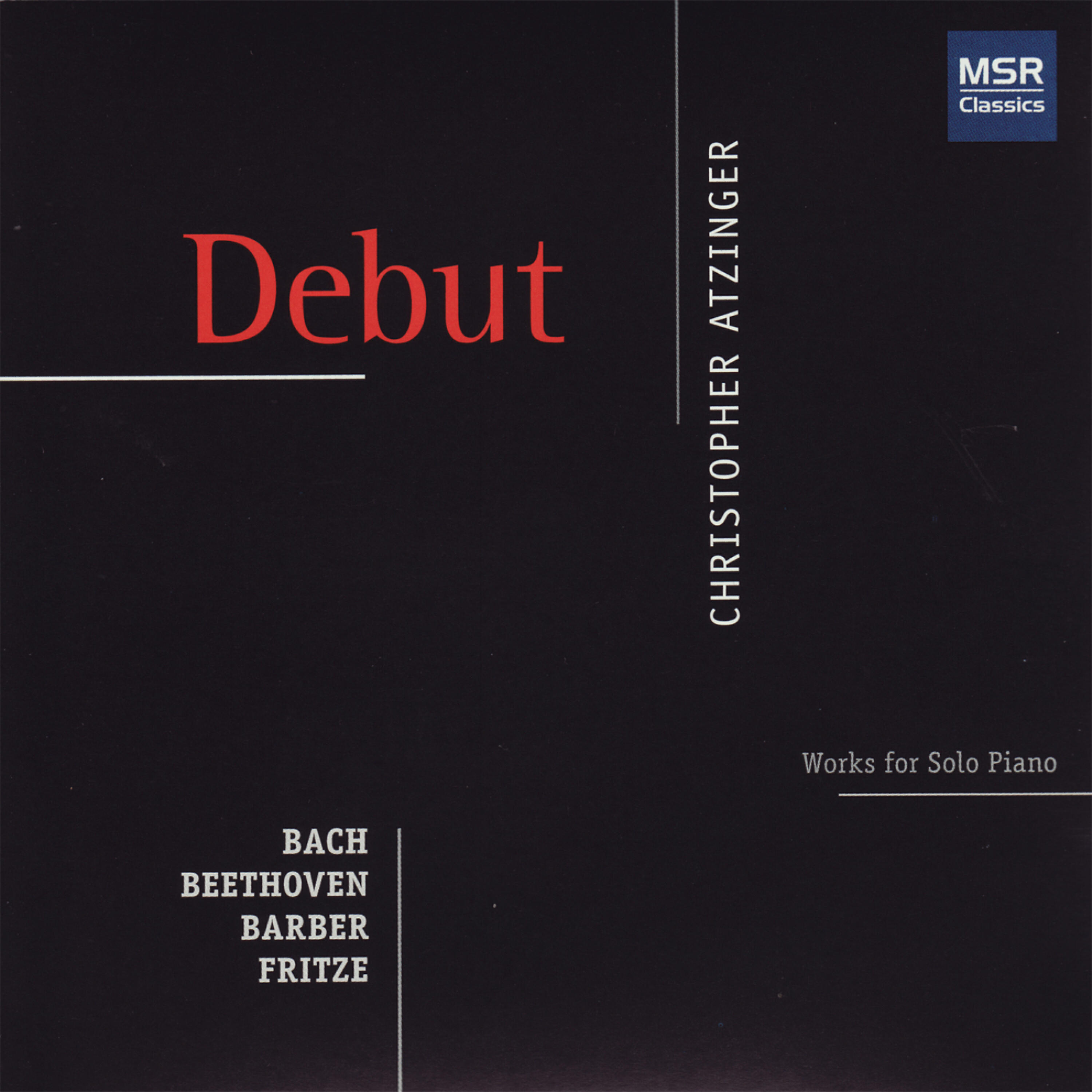 Релиз Beethoven: Piano Sonata No.28; J.S. Bach, Barber and Fritze