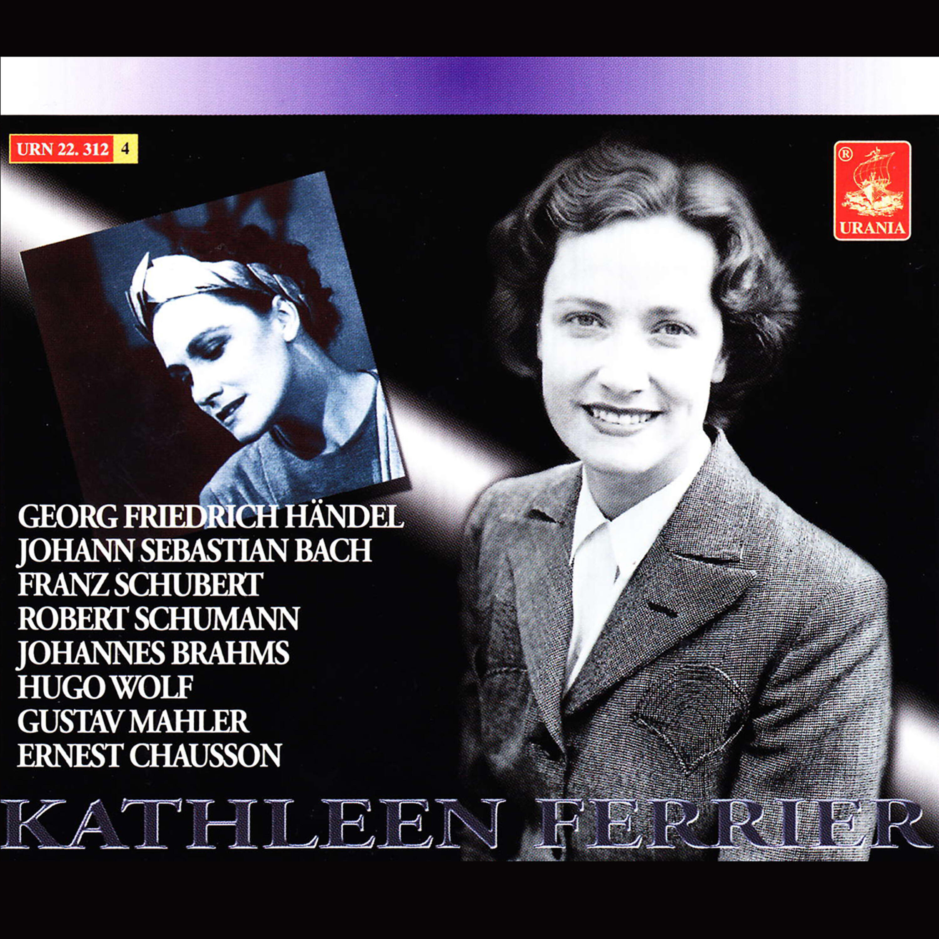 Релиз Ferrier Sings Handel, Bach, Schubert, Schumann, Brahms, Wolf, Mahler, Chausson