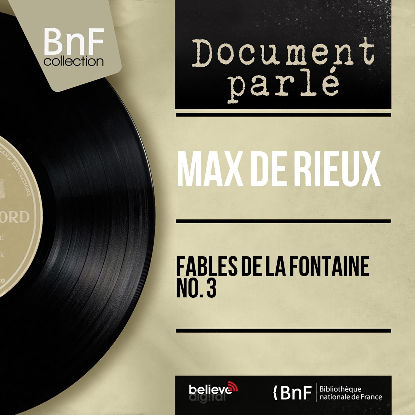 Релиз Fables de La Fontaine no. 3 (Mono Version)