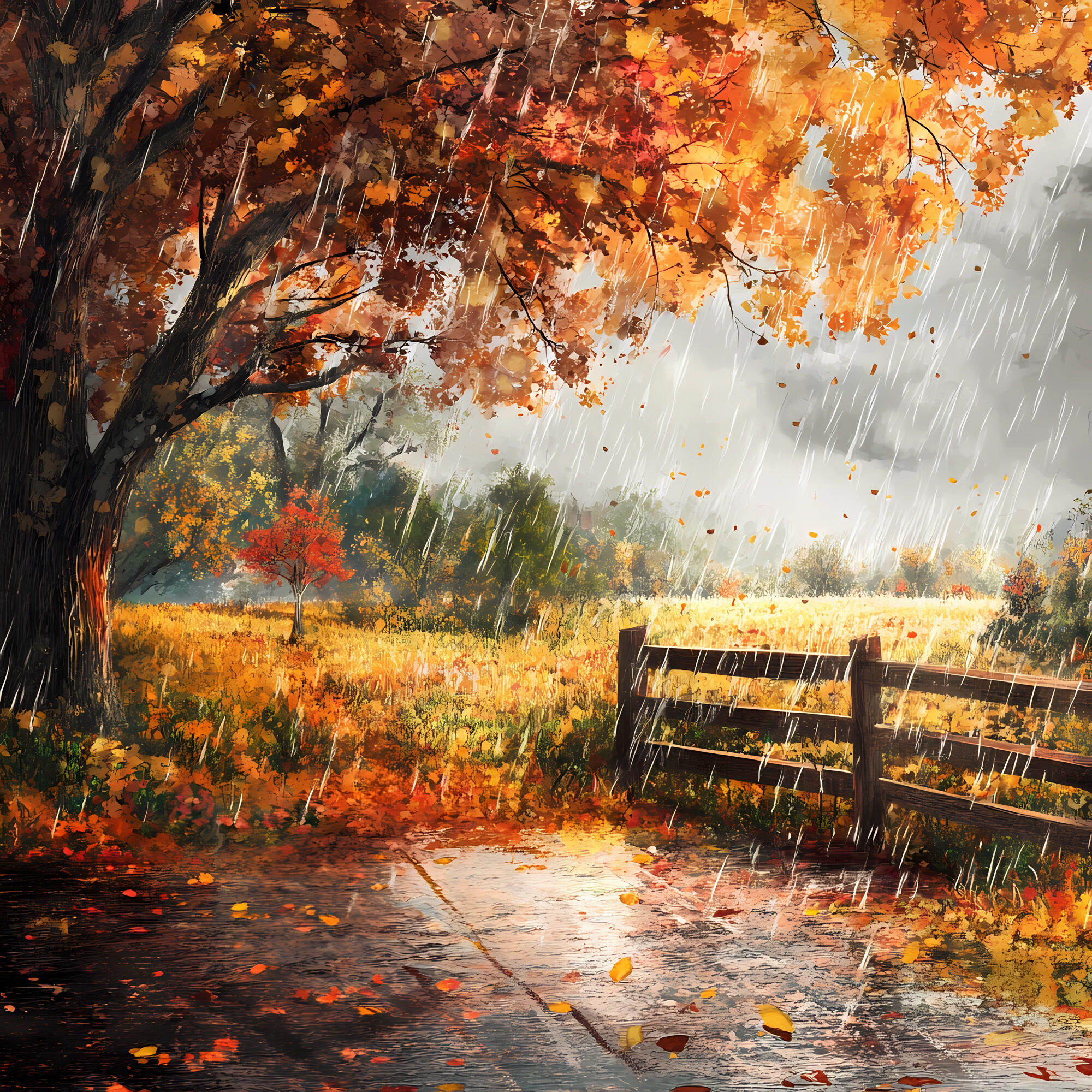 Релиз Lofi Autumn Rain