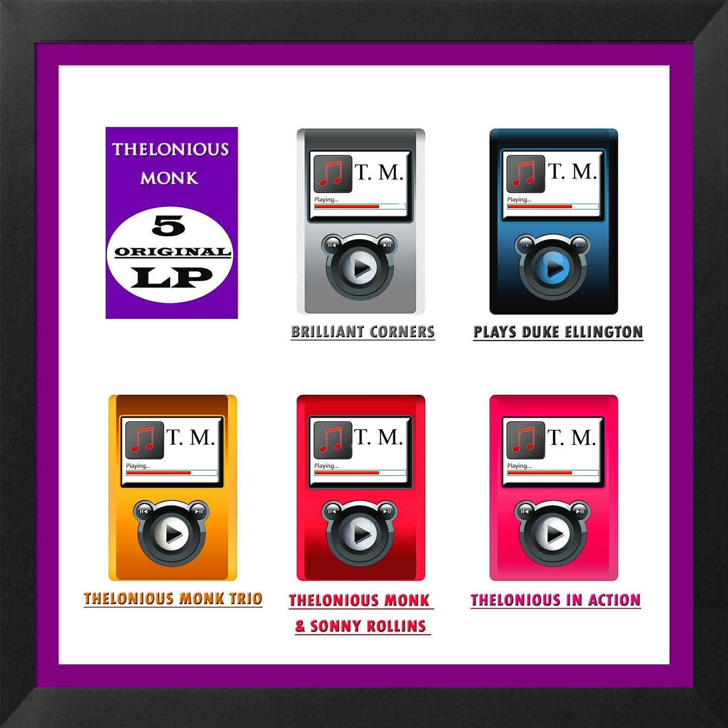 Релиз Brilliant Corners / Plays Duke Ellington / Thelonious Monk Trio / Thelonious Monk & Sonny Rollins / Thelonious In Action (Five Original Albums)