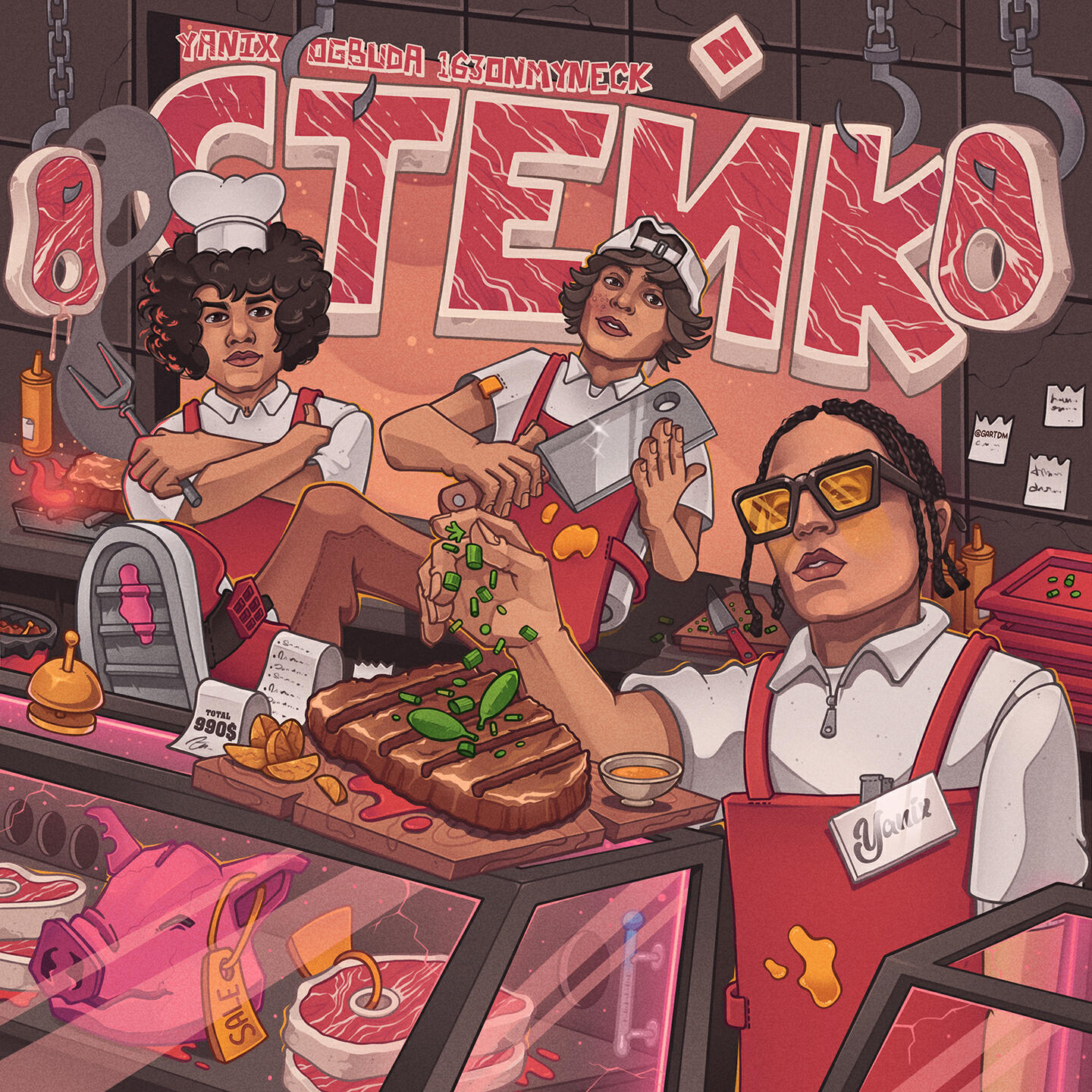 Yanix, Og Buda, 163ONMYNECK - Стейк