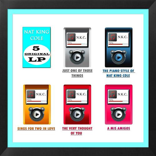 Постер альбома Just One of Those Things / The Piano Style of Nat King Cole / Sings for Two In Love / The Very Thought of You / A Mis Amigos (Five Original Albums)