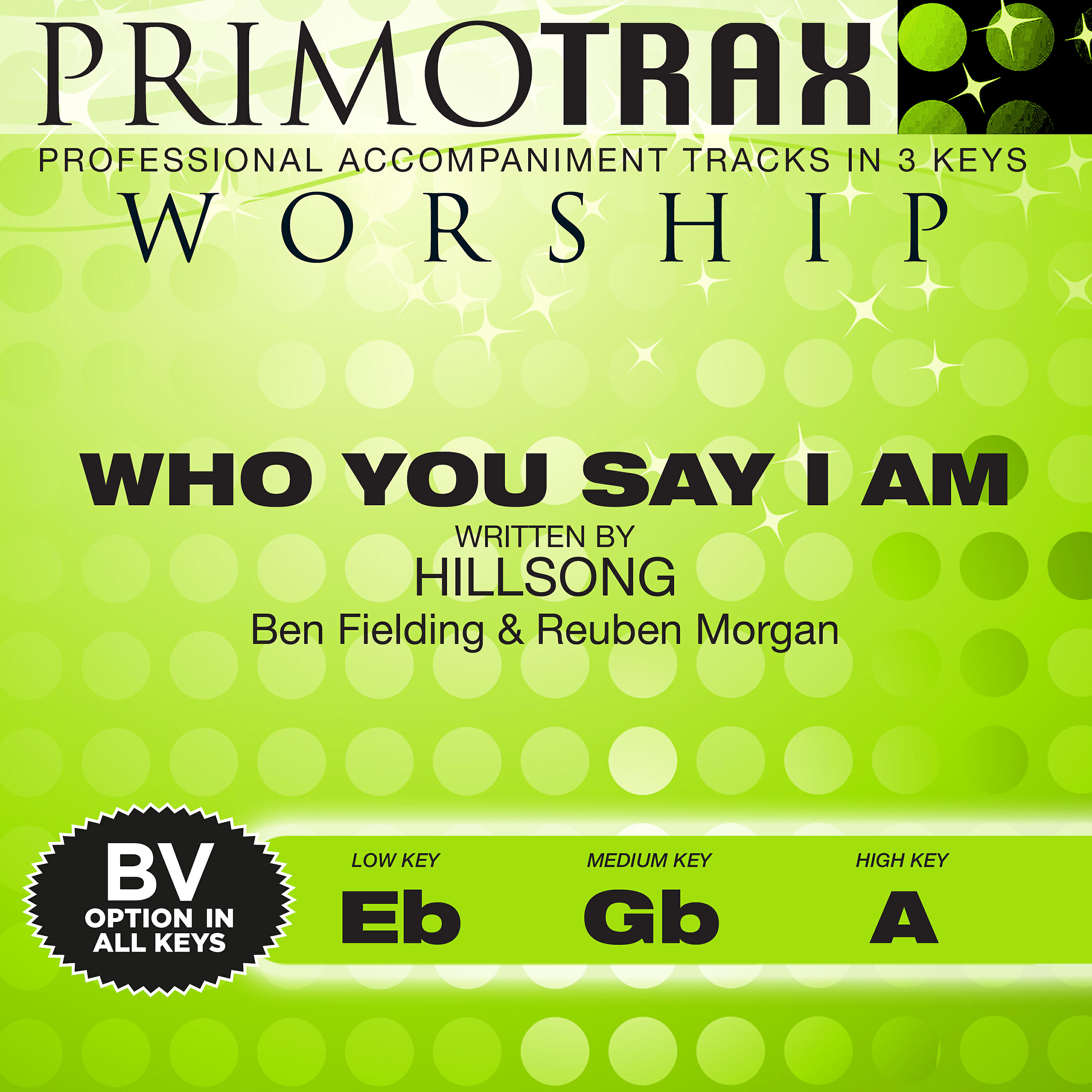 Релиз Who You Say I Am (Performance Tracks) - EP