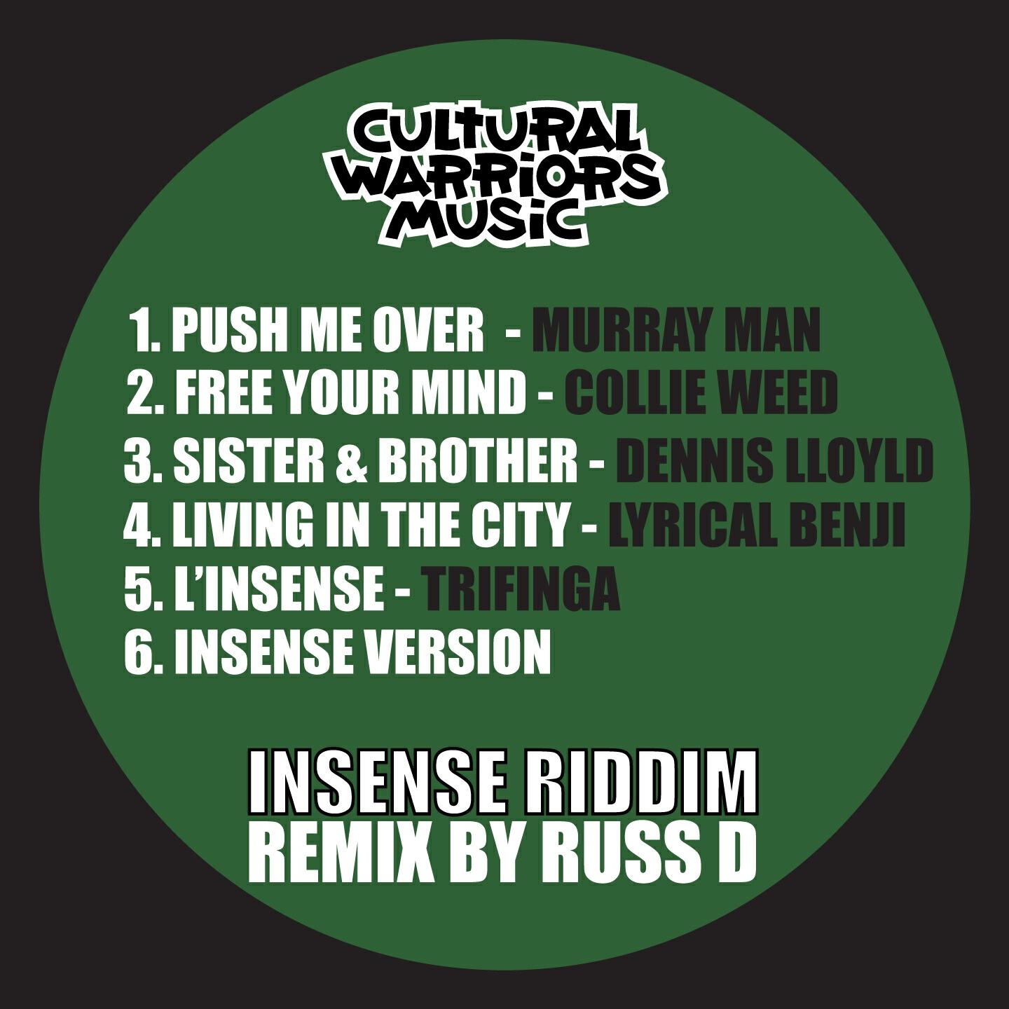 Релиз L'insense Riddim