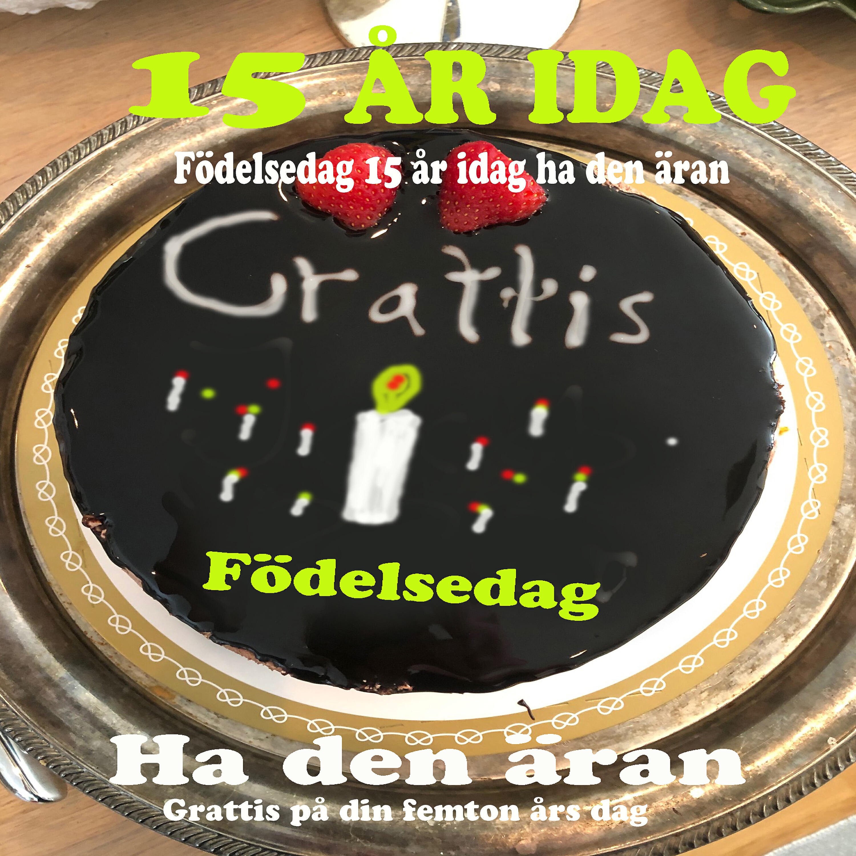 Релиз Födelsedag, 15 år idag, ha den äran