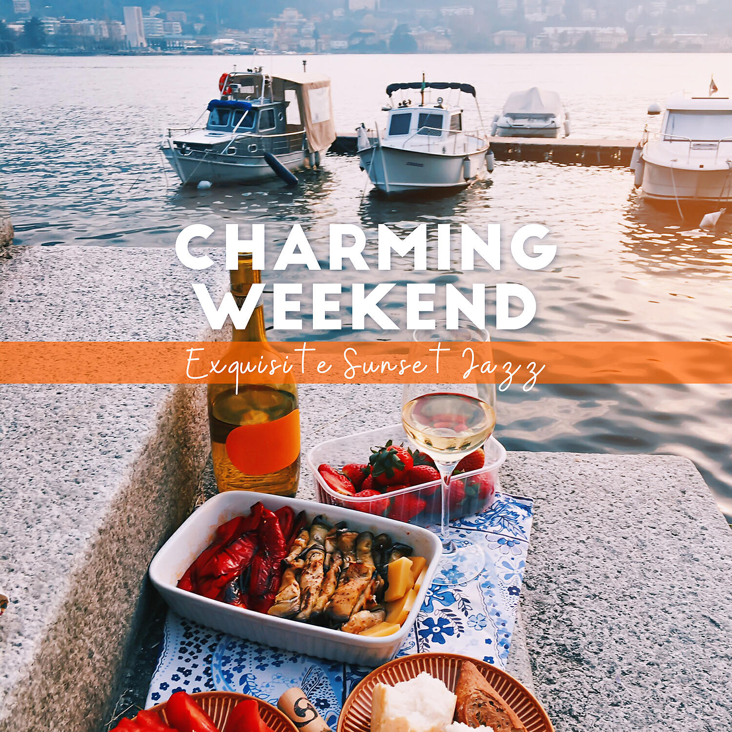 Релиз Charming Weekend: Exquisite Sunset Jazz - Smooth Music for Calm Soul, Relaxation Lounge Bar, Lazy Time
