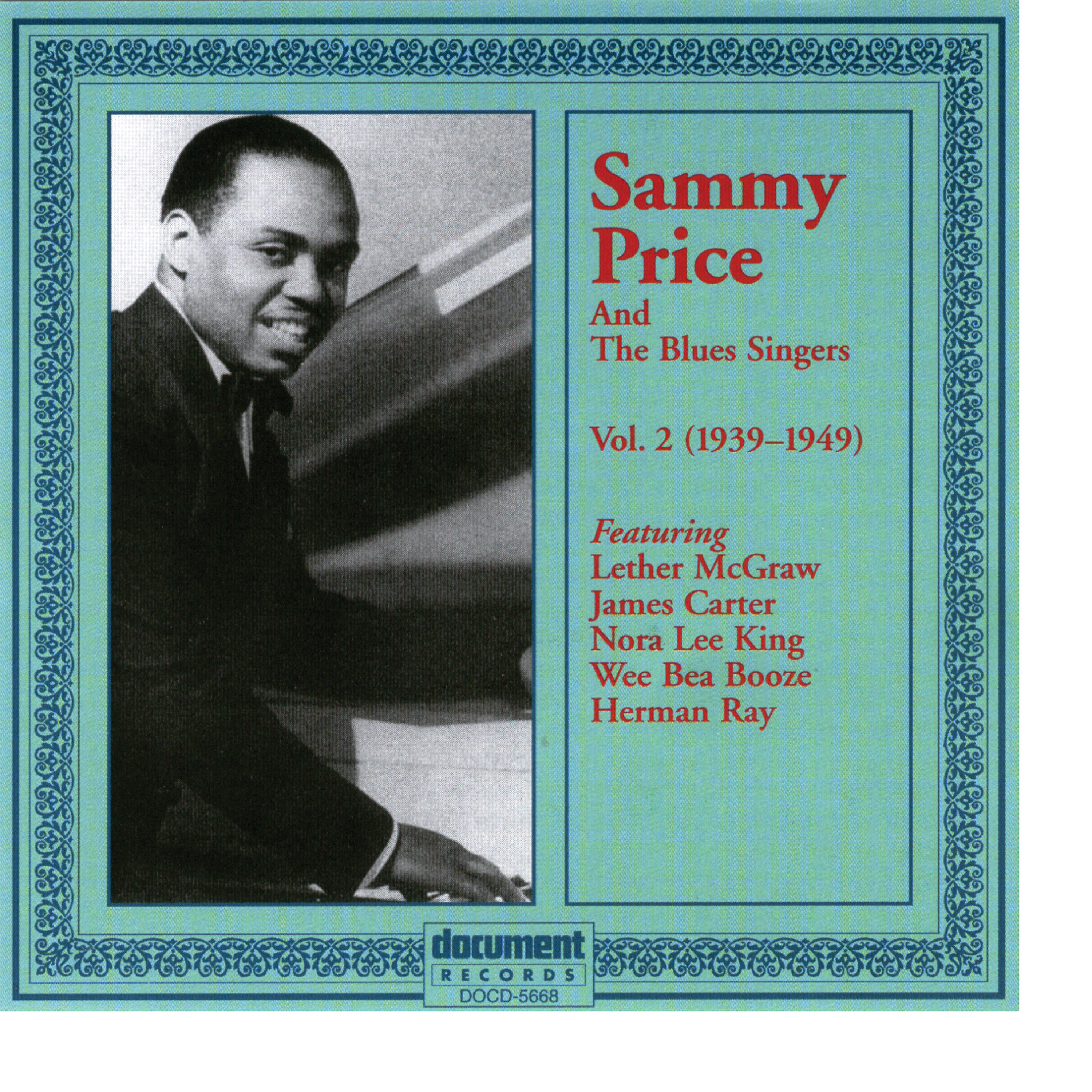 Релиз Sammy Price and the Blues Singers Vol 2. 1939 - 1949