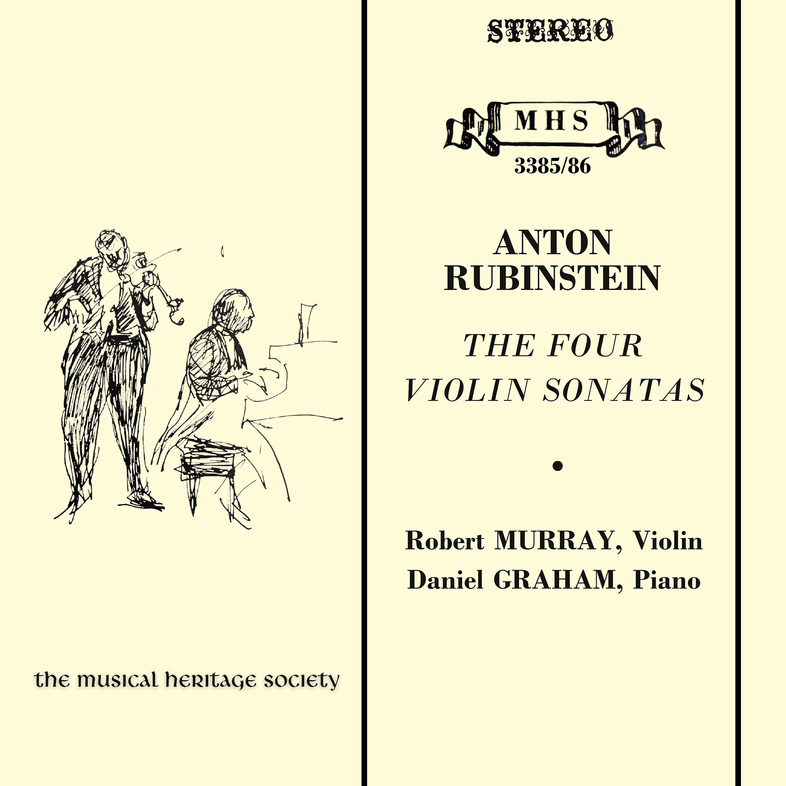 Релиз Rubinstein, Anton: The Four Violin Sonatas
