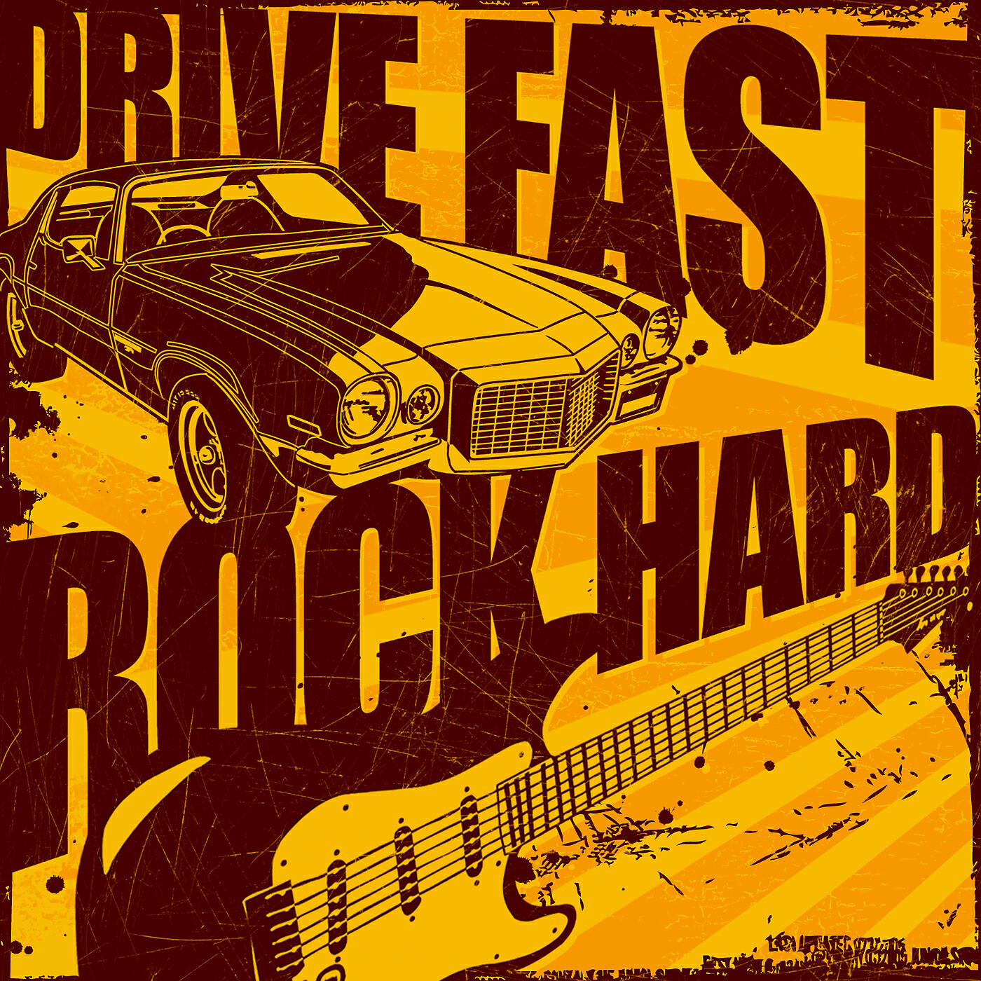 Релиз Drive Fast, Rock Hard