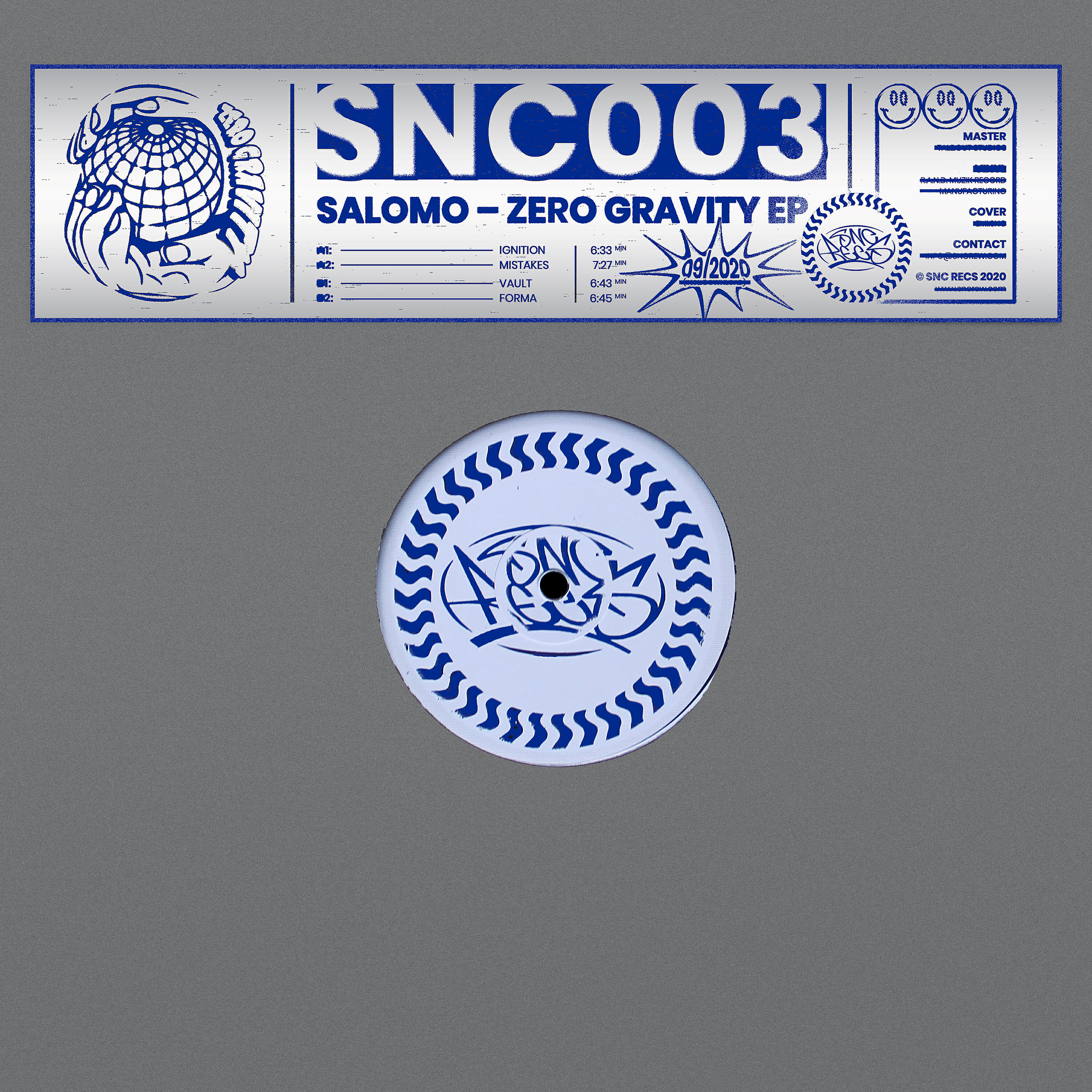 Релиз SNC003 Zero Gravity EP