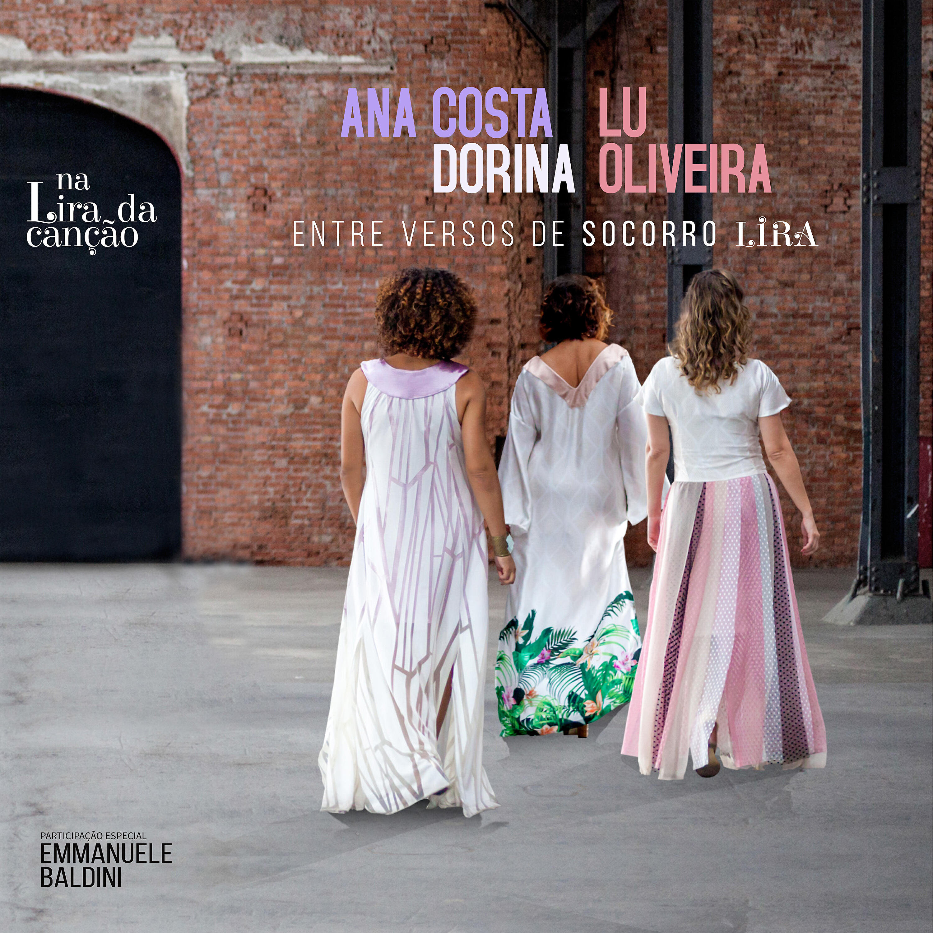 Релиз Na Lira da Canção - Ana Costa, Dorina e Lu Oliveira Entre Versos de Socorro