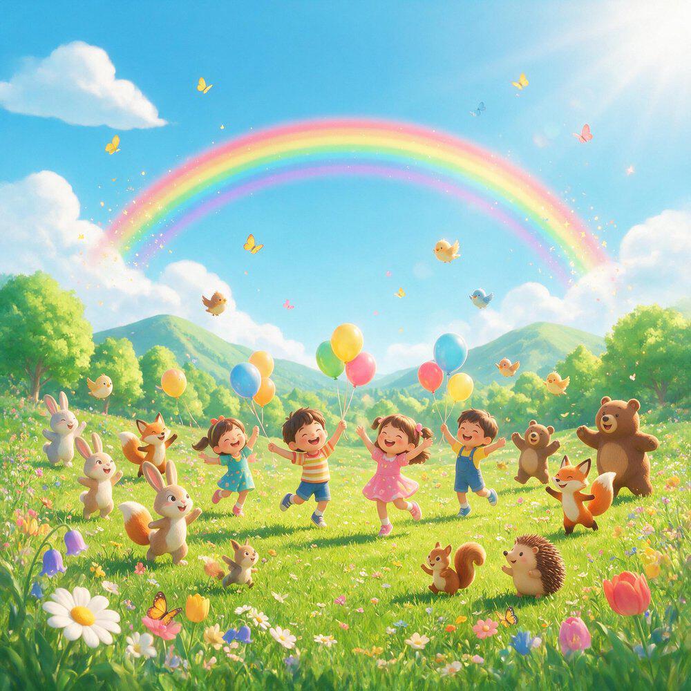 Релиз Arco-Íris de Cores - Música Infantil Sobre as Cores