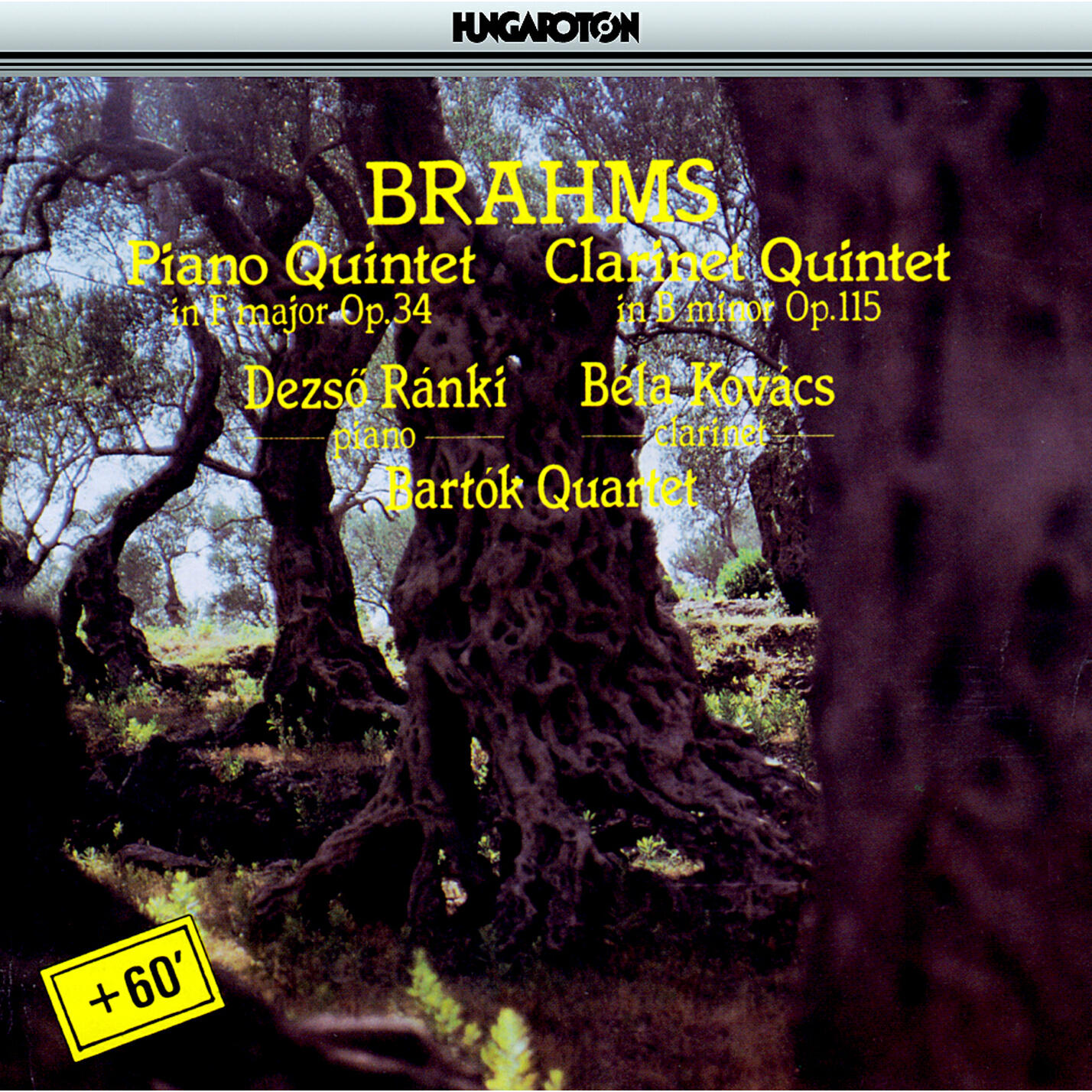 Релиз Brahms: Piano Quintet in F Minor / Clarinet Quintet in B Minor
