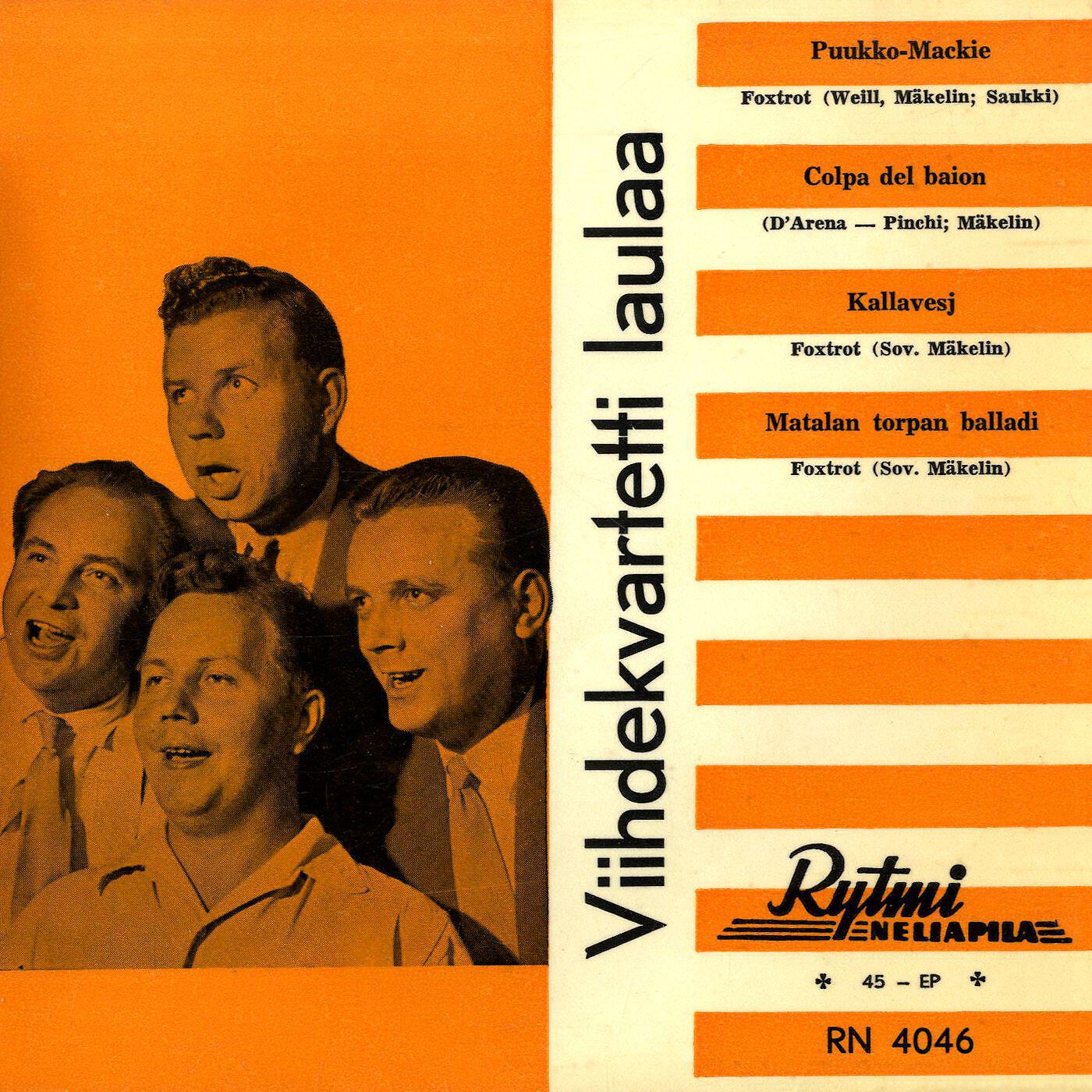 Релиз Viihdekvartetti laulaa