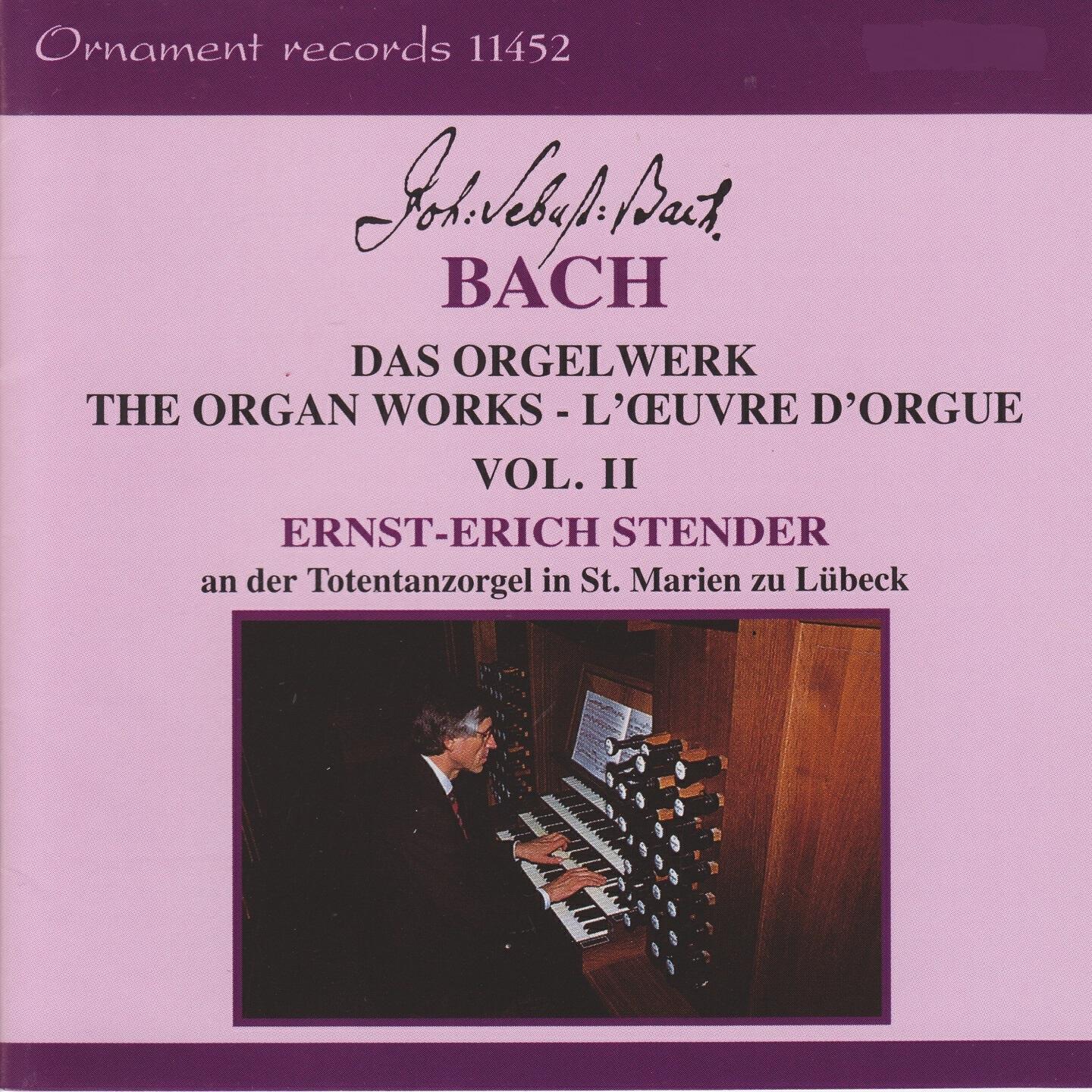 Релиз Johann Sebastian Bach, Das Orgelwerk, Vol. 2, Totentanzorgel, St. Marien zu Lübeck