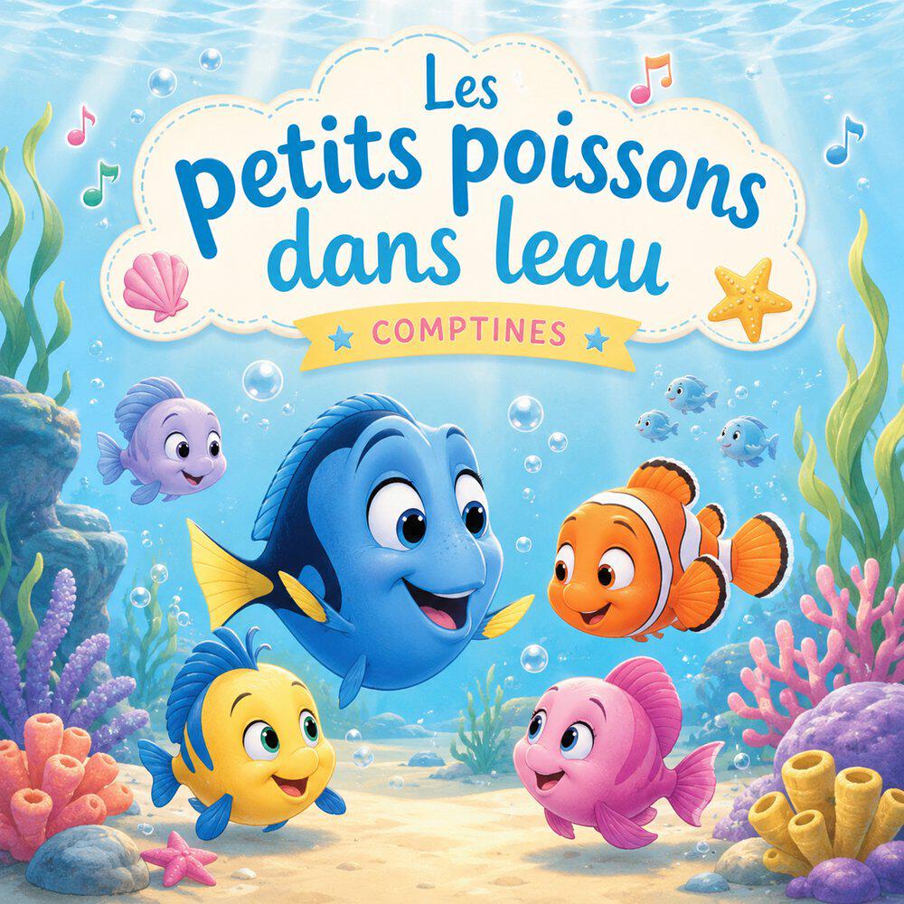 Релиз Les petits poissons dans leau comptines