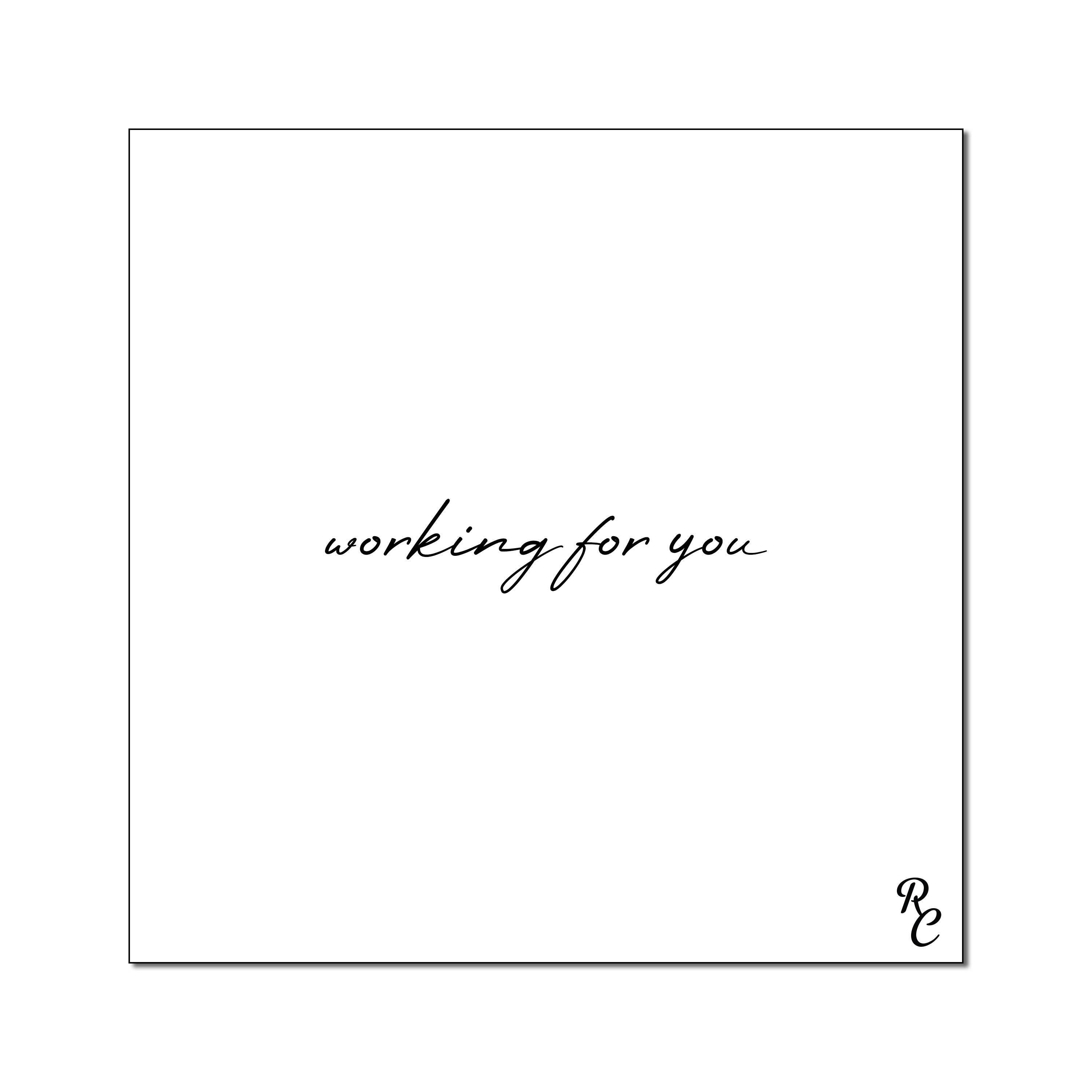 Релиз Working for You