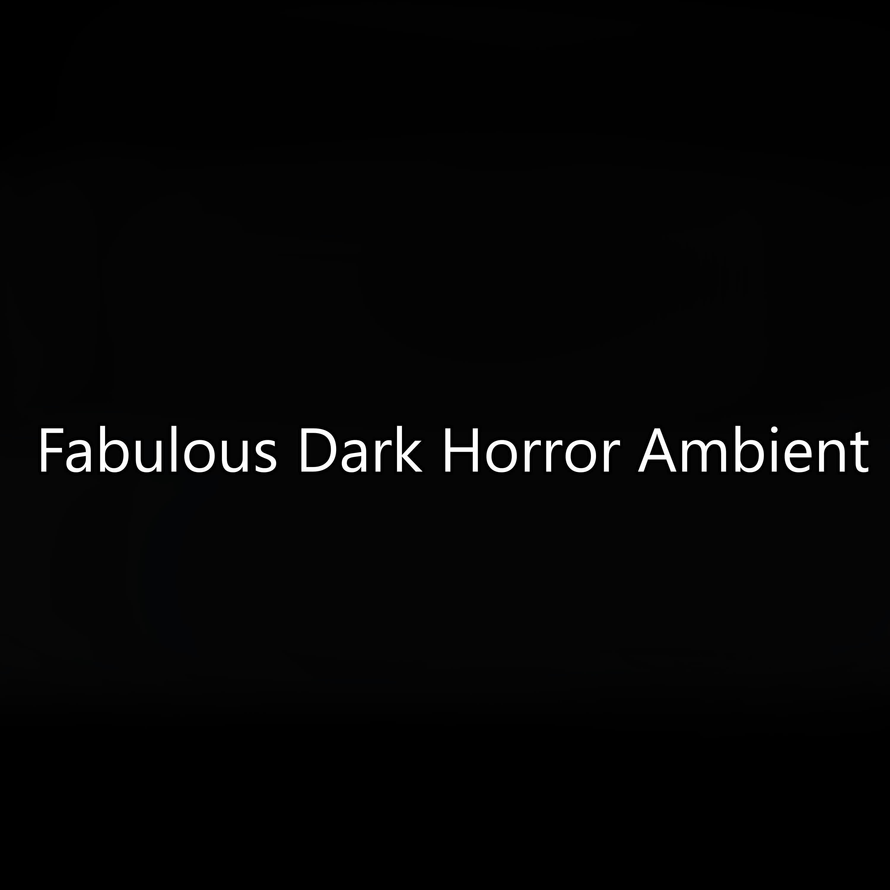 Релиз Fabulous Dark Horror Ambient