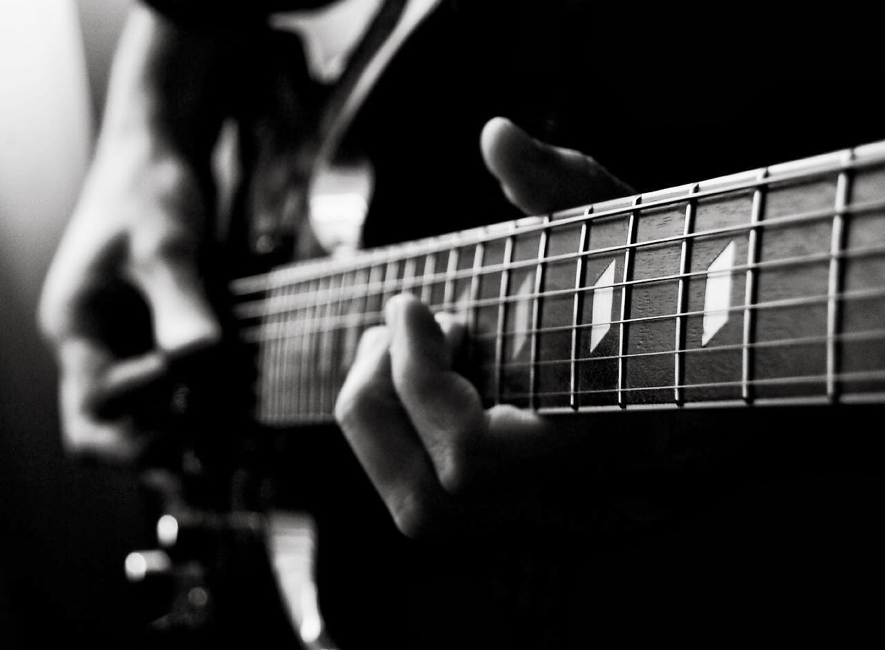 The Man on Guitar