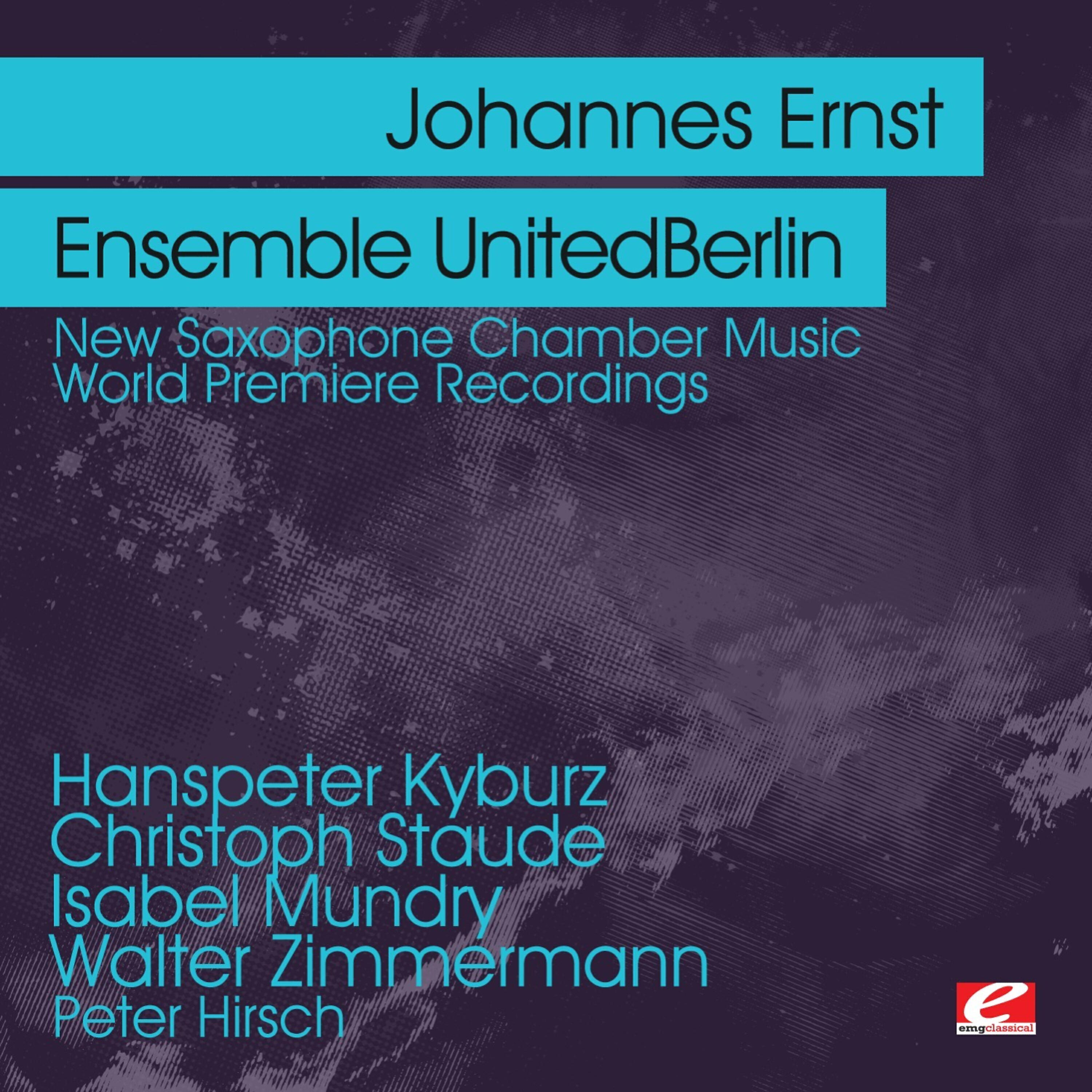 Релиз Kyburz & Staude & Mundry & Zimmermann: New Saxophone Chamber Music - World Premiere Recordings (Digitally Remastered)