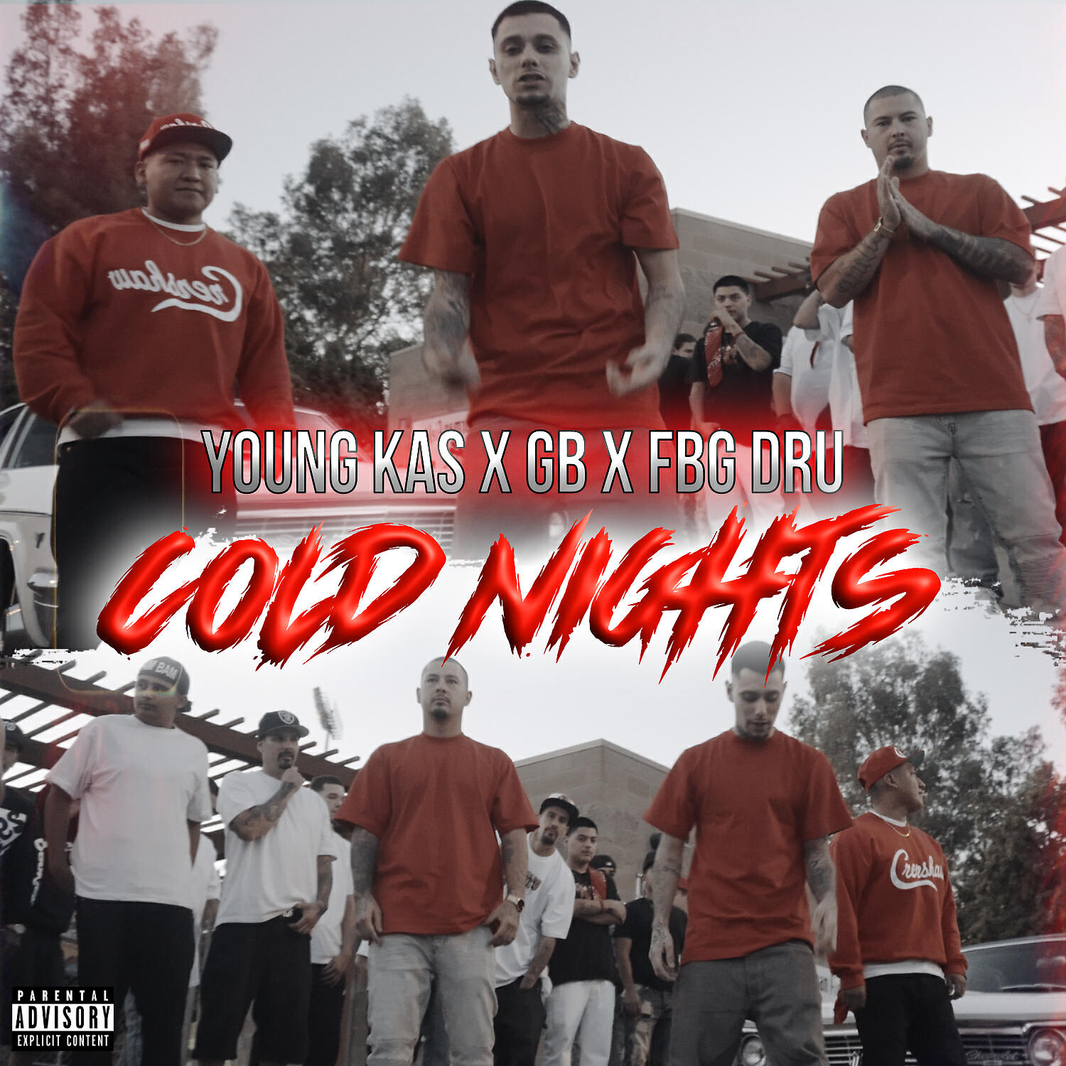 Young Kas, GB, FBG Dru - Cold Nights