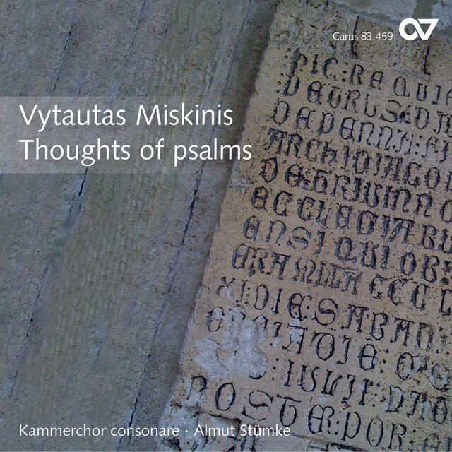 Релиз Vytautas Miskinis: Thoughts of psalms. Contemporary choral music from Lithuania