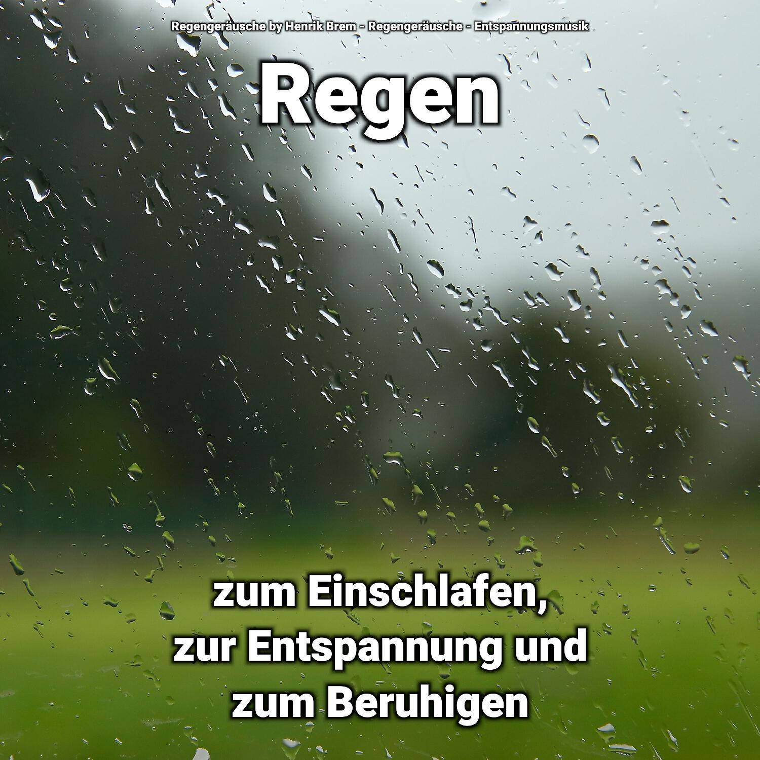 Постер альбома Regen zum Einschlafen, zur Entspannung und zum Beruhigen