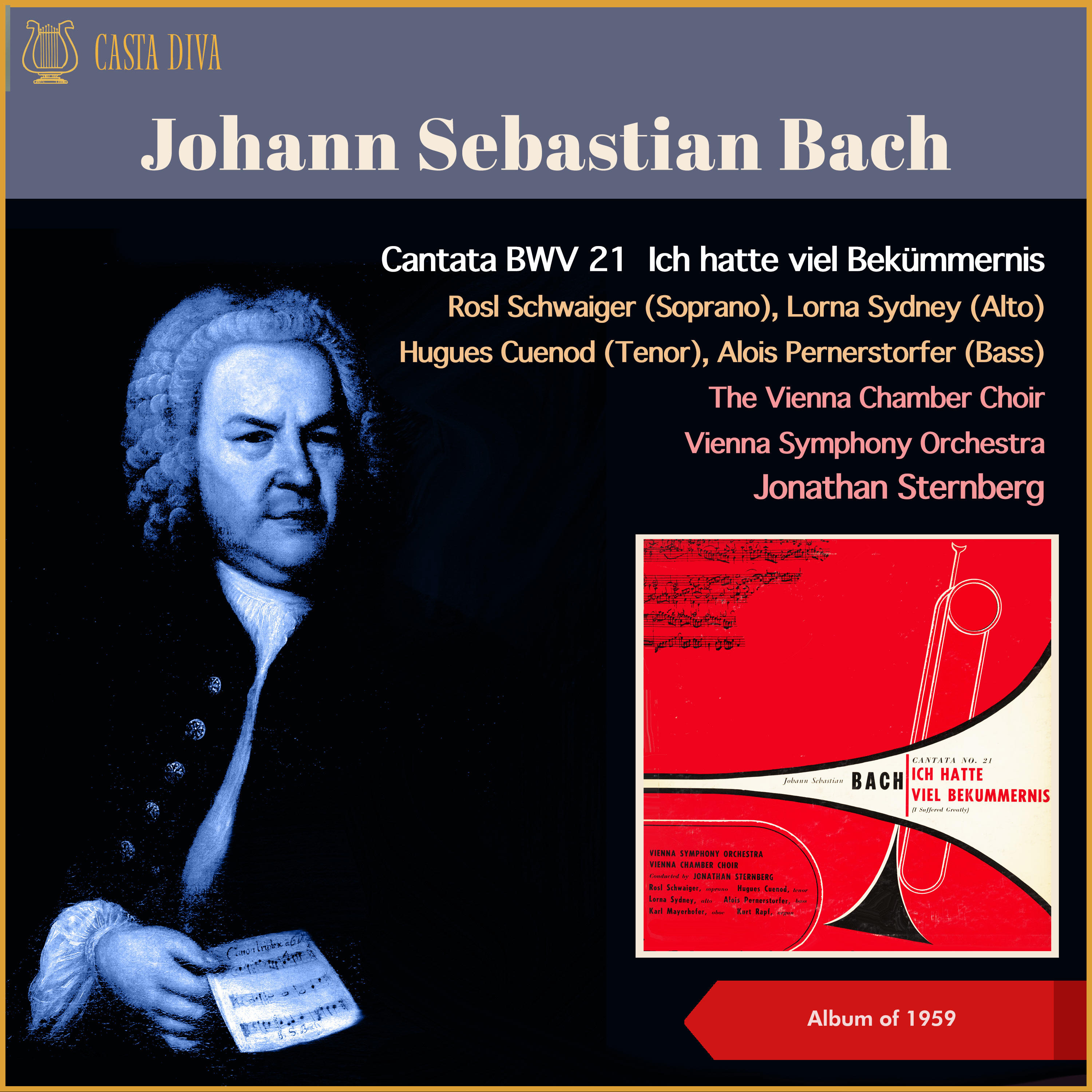Релиз Johann Sebastian Bach: Cantata BWV 21 "Ich hatte viel Bekümmernis'"