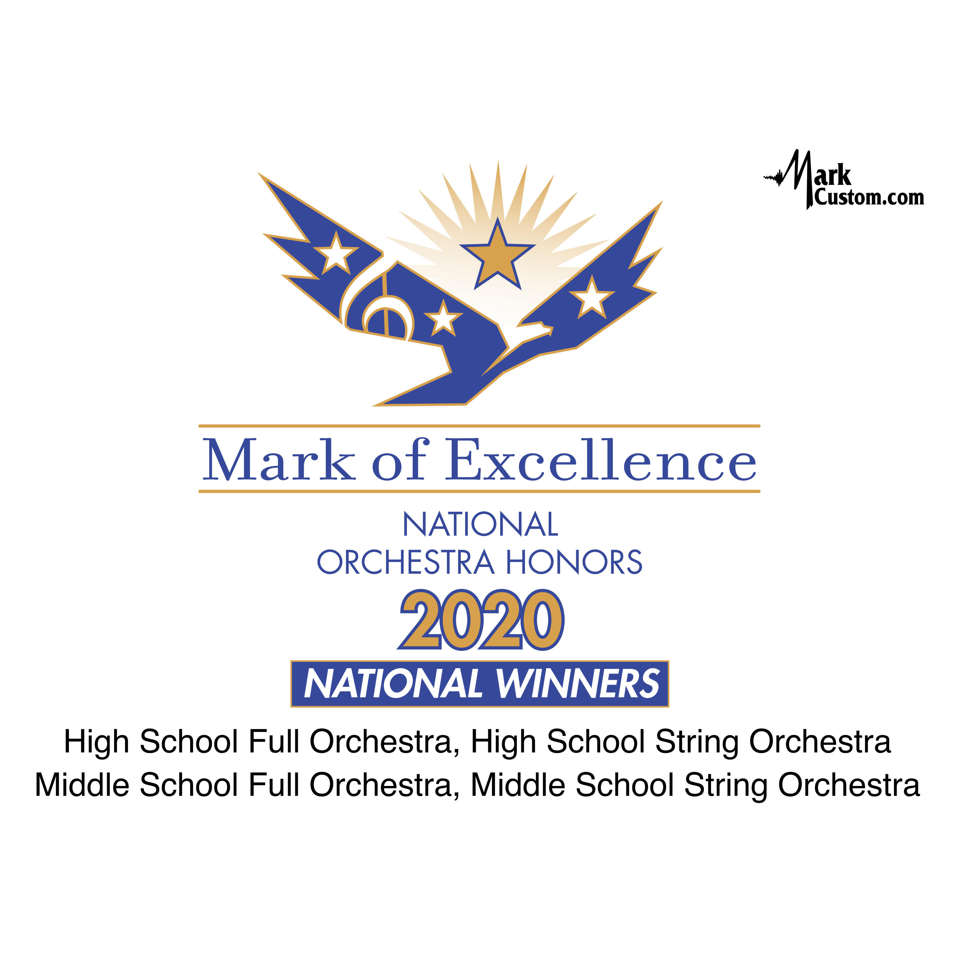 Релиз 2020 Mark of Excellence: National Orchestra Honors