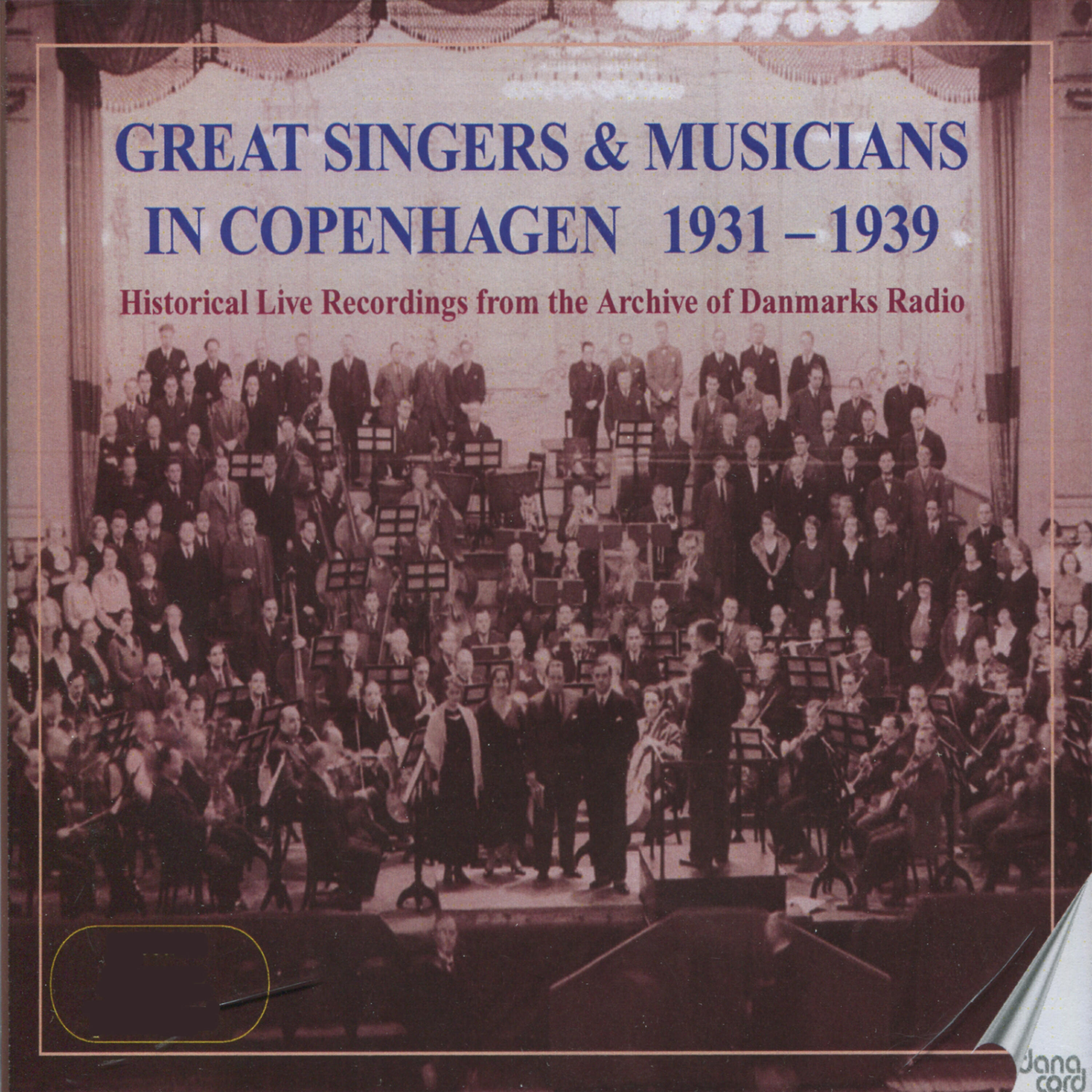 Релиз Great Singers & Musicians in Copenhagen 1931-1939