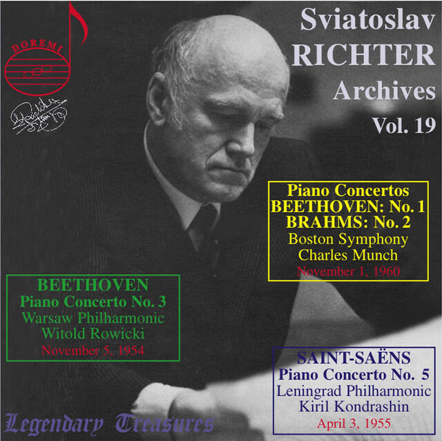 Релиз Richter Archives, Vol. 19: 1960 Boston Symphony Debut (Live)
