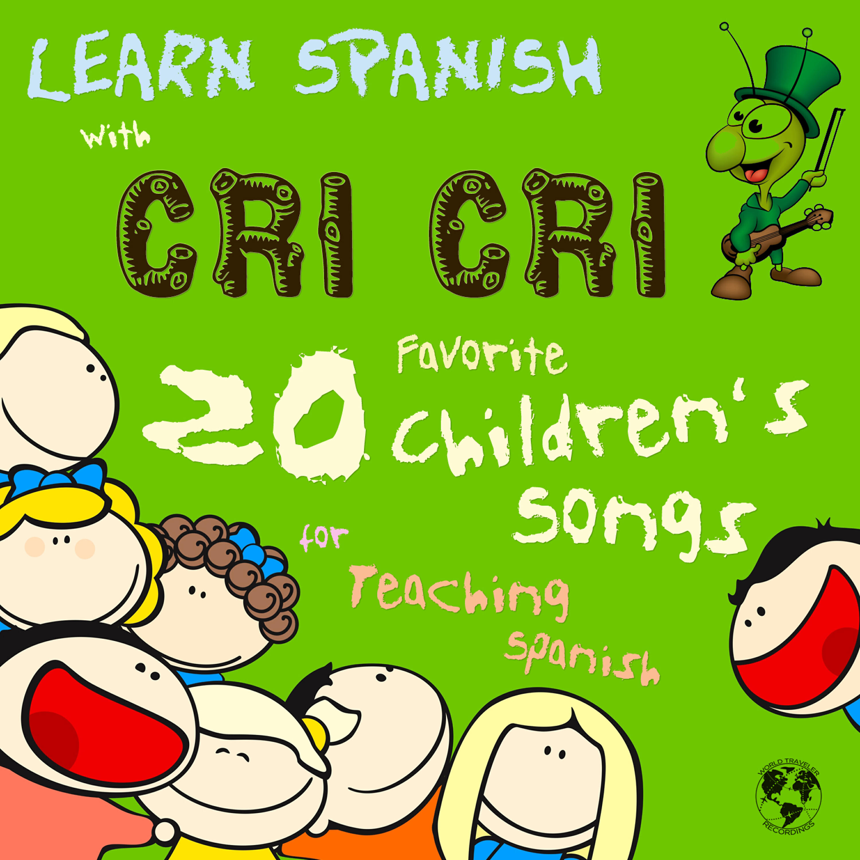 Релиз Learn Spanish with Cri Cri: 20 Favorite Children's Songs for Teaching Spanish to Kids from Mexcio's Famous Cricket
