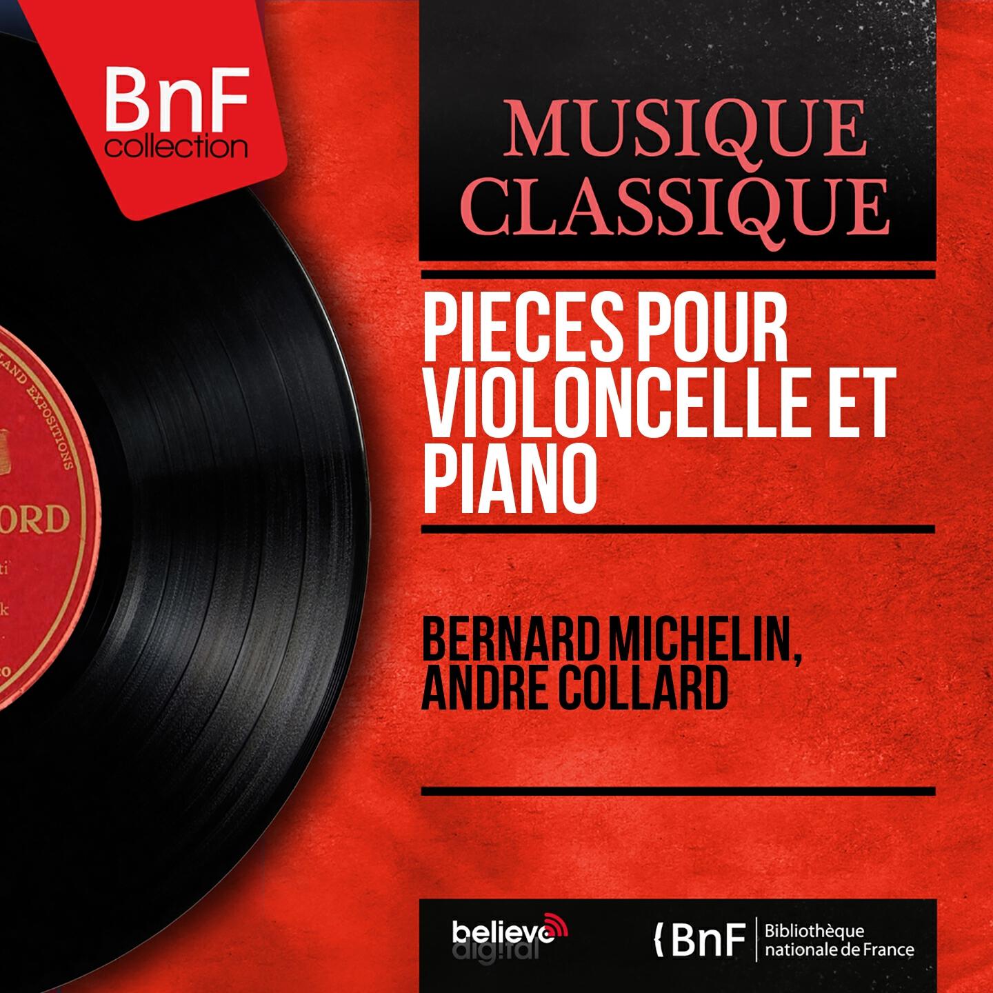 Релиз Pièces pour violoncelle et piano (Mono Version)