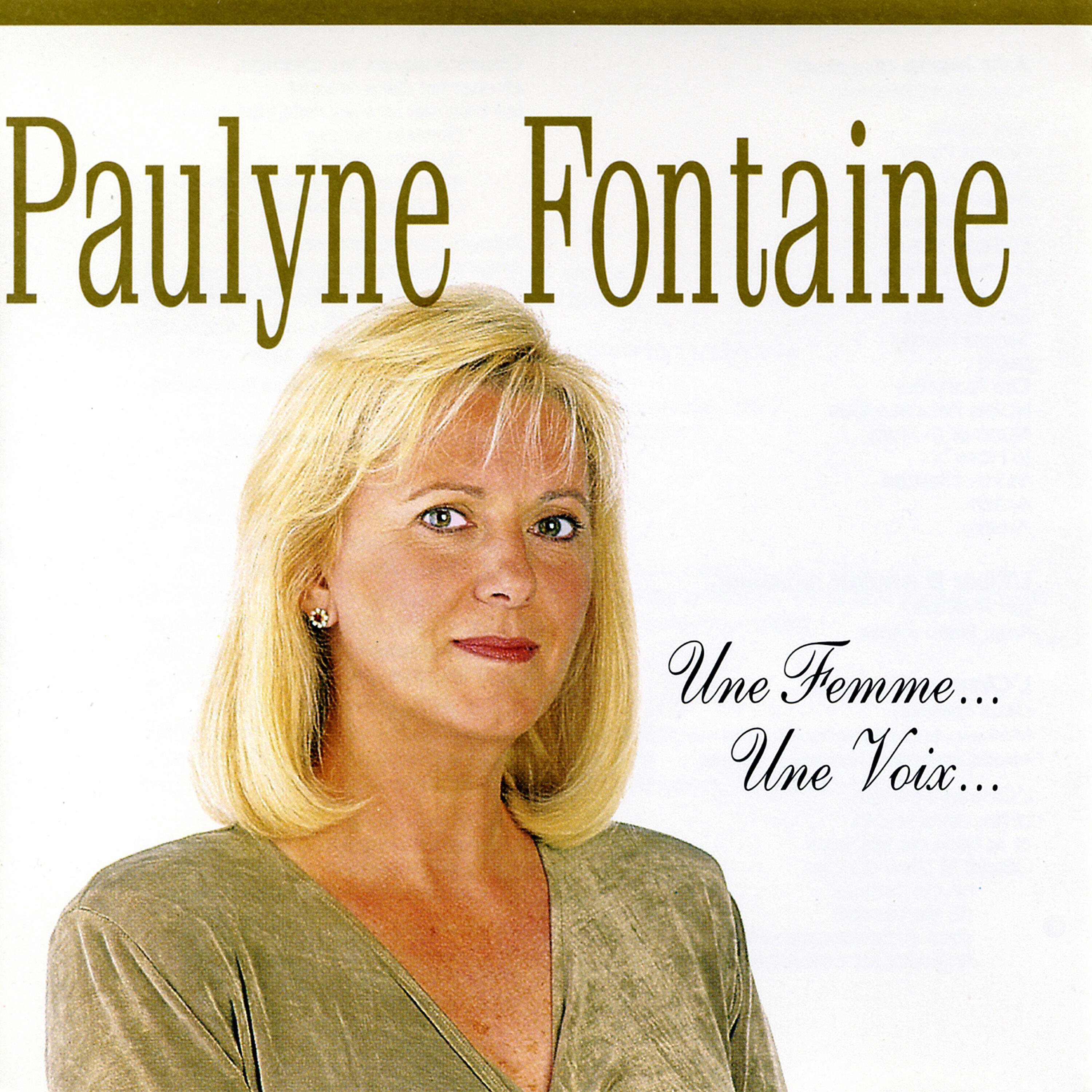 Релиз A Women, A Voice (Une Femme, Une Voix)