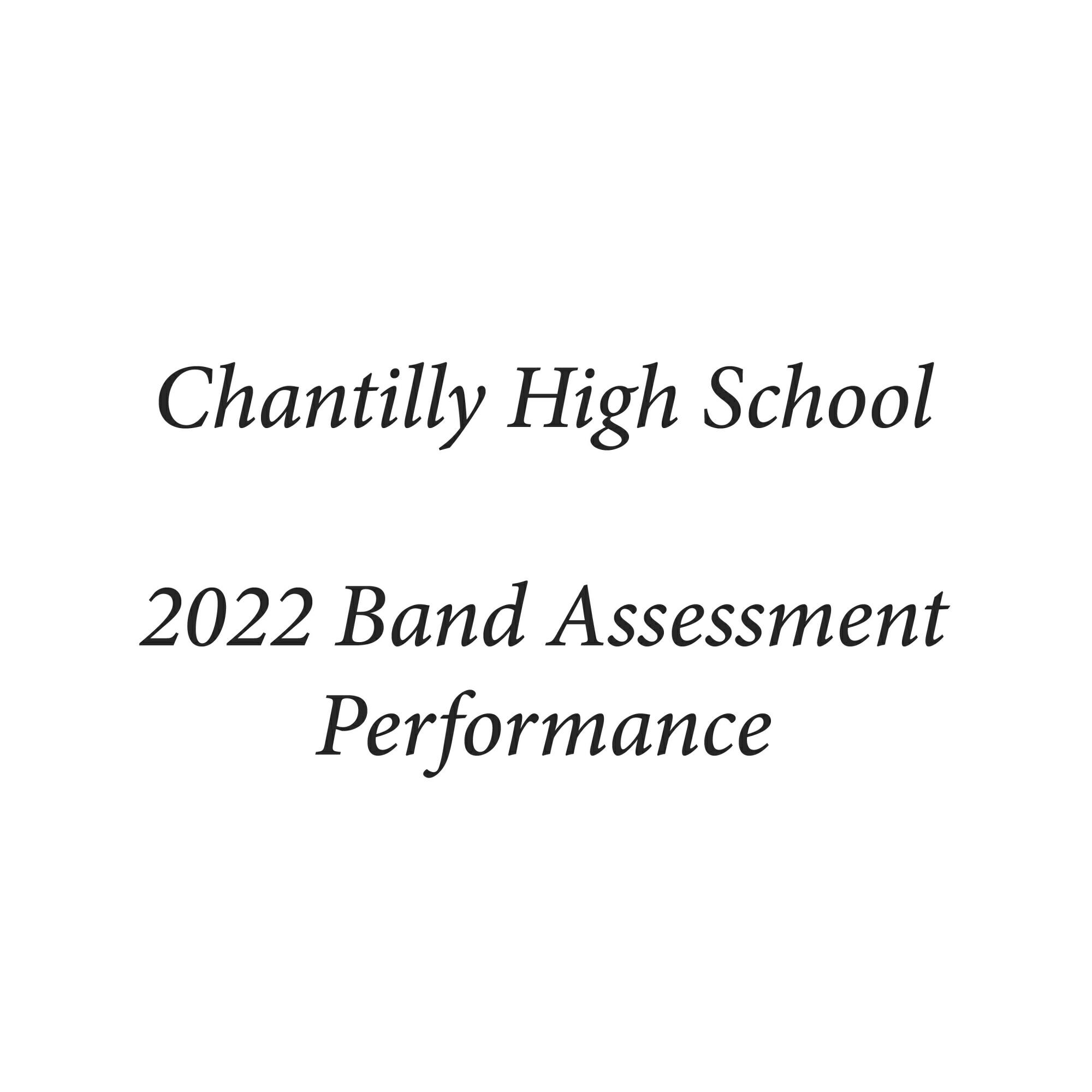 Chantilly High School Concert Band