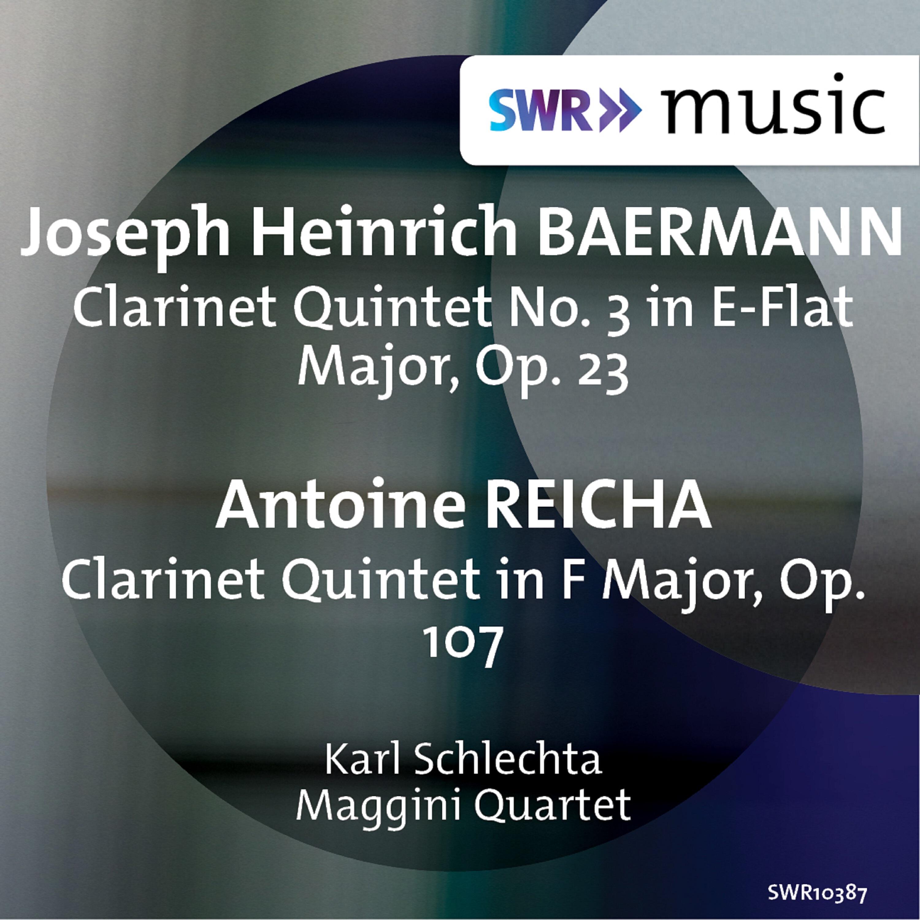 Релиз Baermann & Reicha: Clarinet Quintets