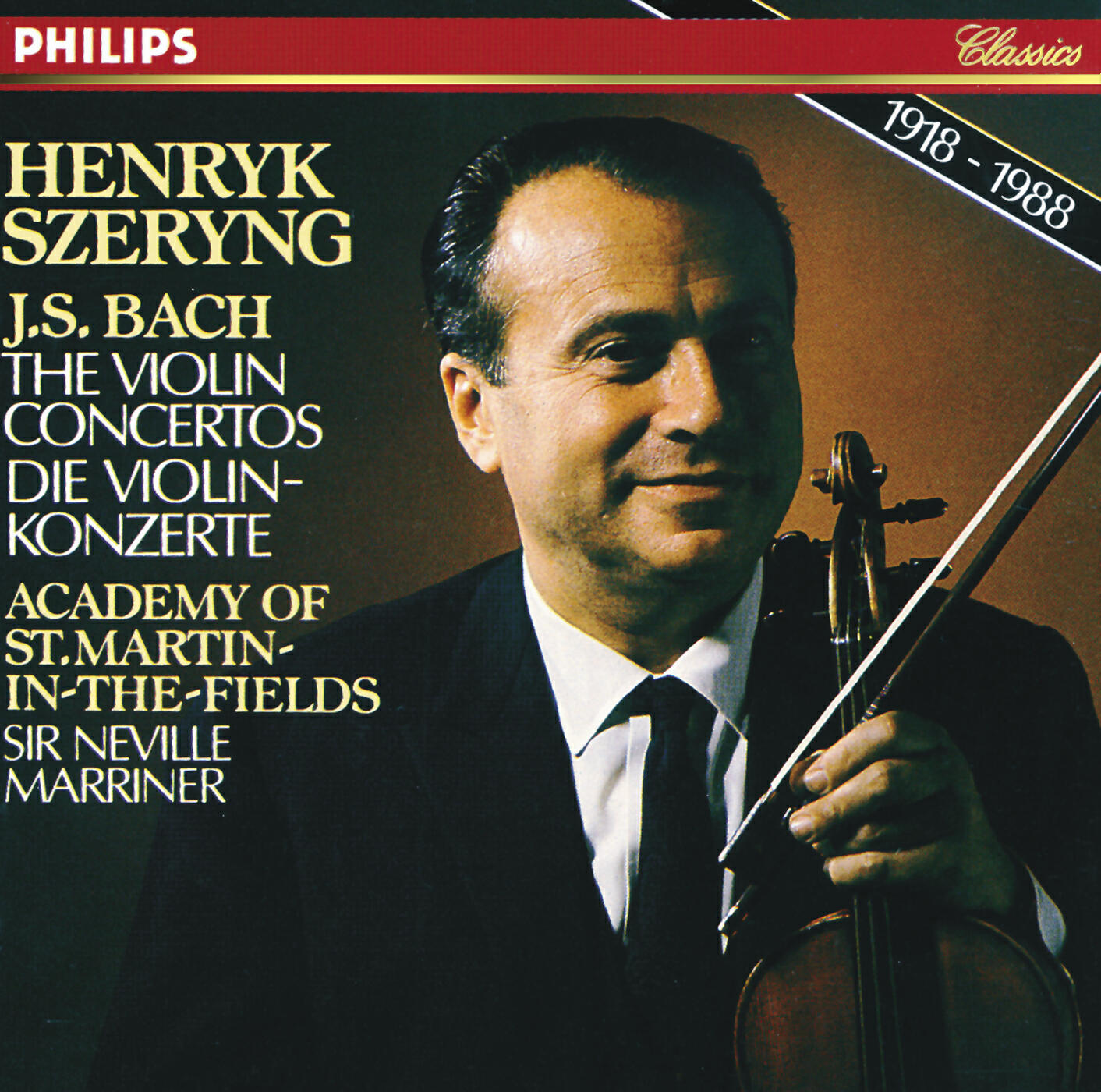 Релиз Bach, J.S.: Violin Concertos; Concerto for 2 Violins; Air from Suite No.3