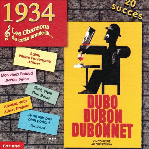 Релиз 1934 : Les chansons de cette année-là