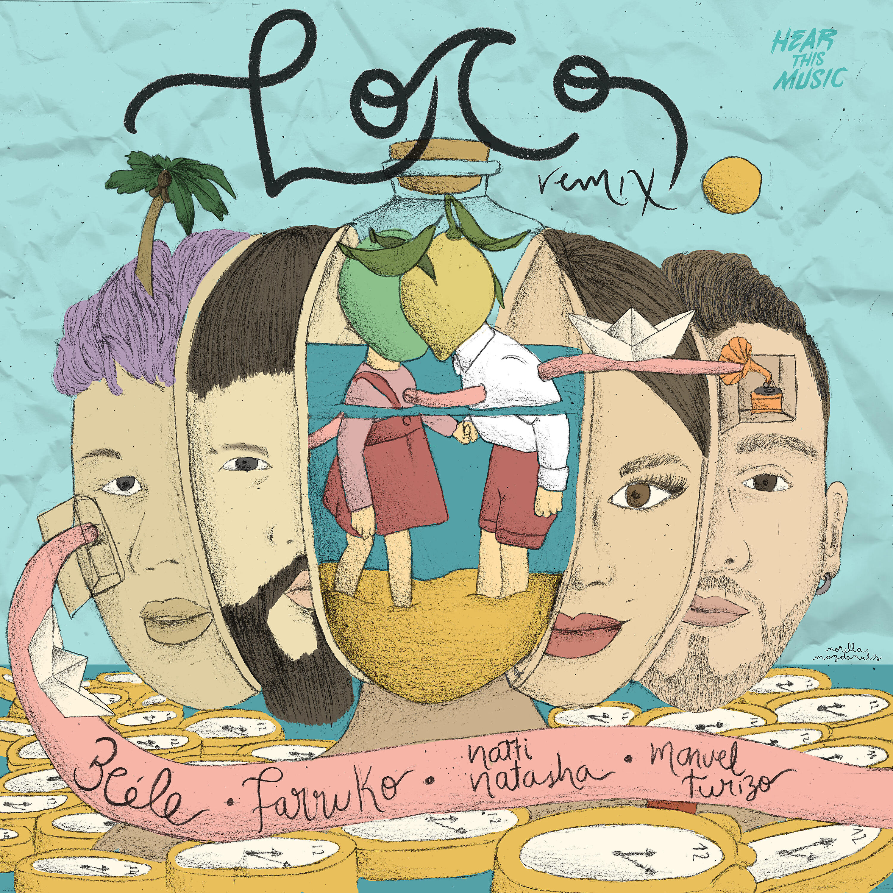 Скачать песню Farruko, Beéle, Natti Natasha, Manuel Turizo - Loco (Remix) бесплатно в MP3 для Android и iOS