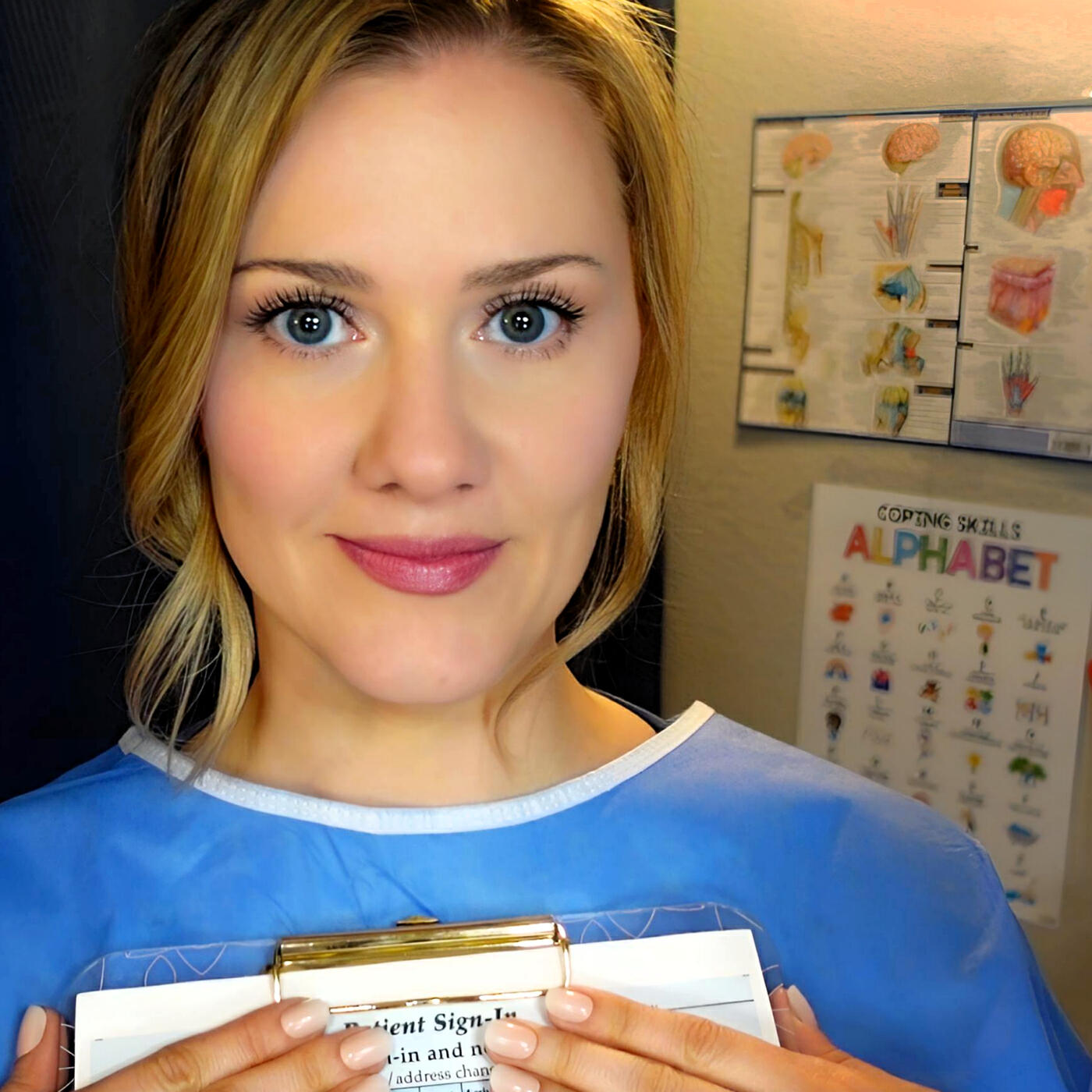Релиз Asmr Soft Spoken Nurse Student Examines You