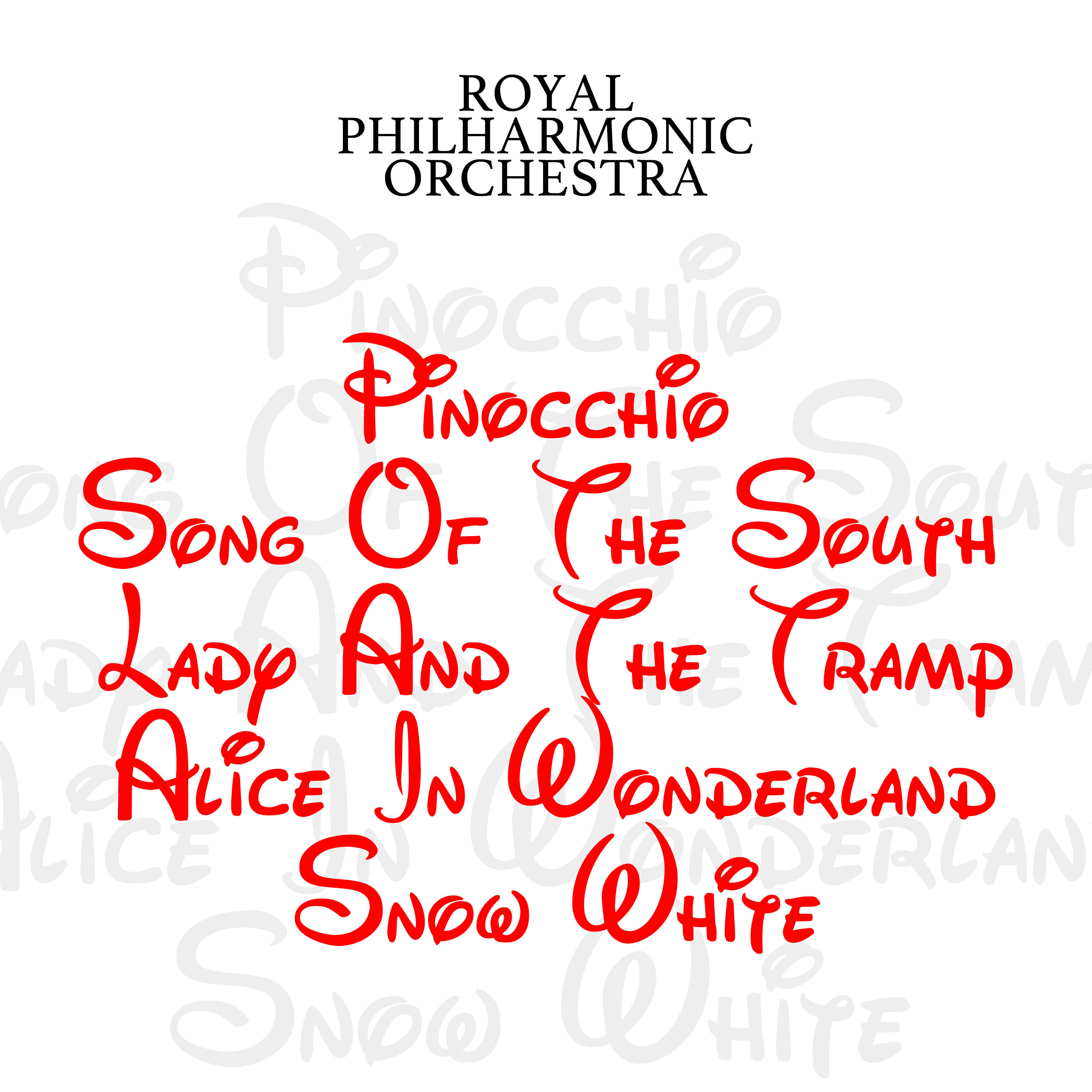 Релиз Pinocchio / Song of the South / Lady and the Tramp / Alice in Wonderland / Snow White