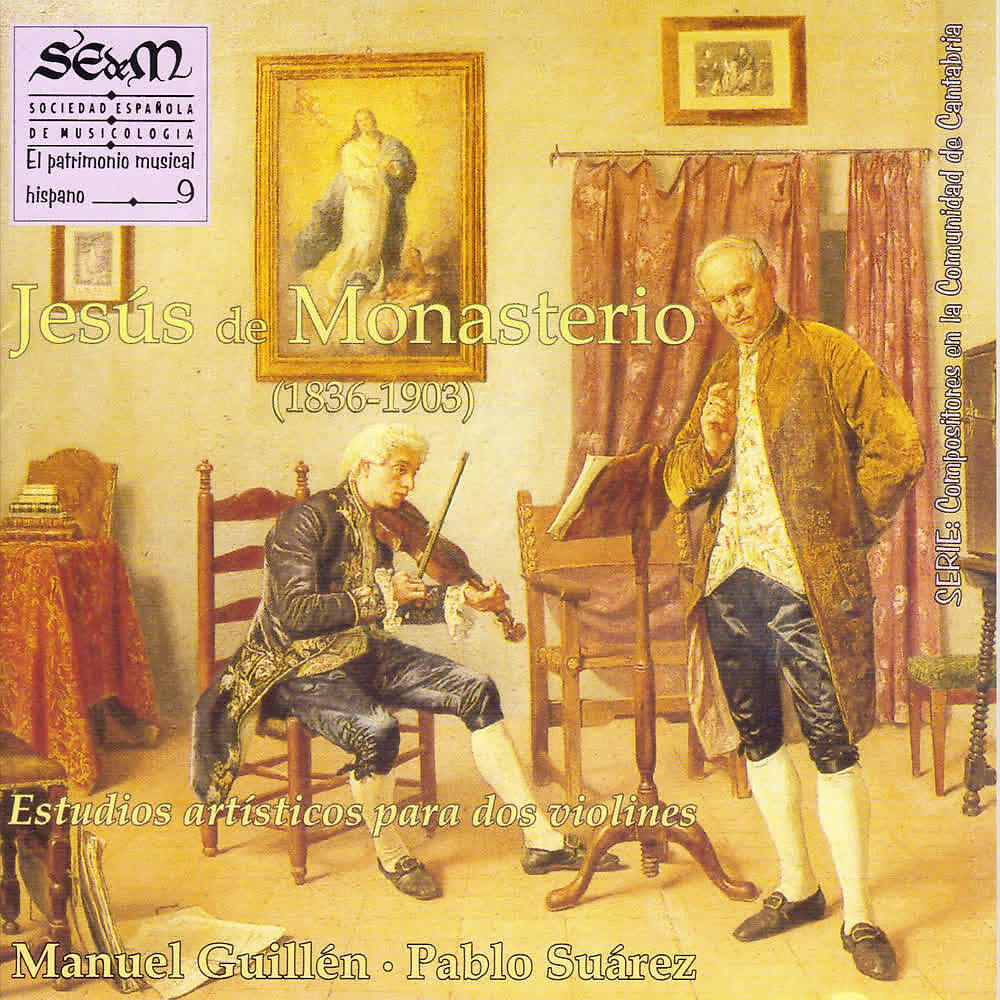 Релиз Jesús de Monasterio: Estudios Artísticos para Dos Violines (El Patrimonio Musical Hispano 9)