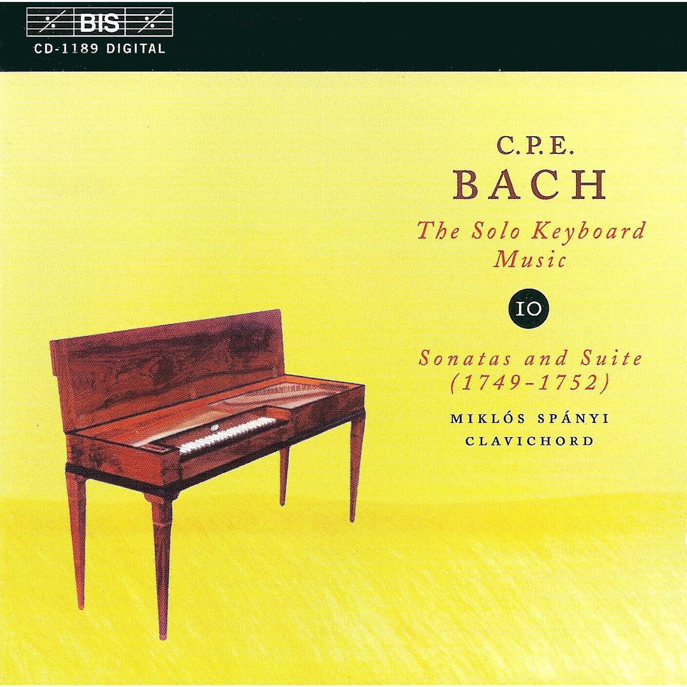 Релиз Bach, C.P.E.: Keyboard Music, Vol. 10