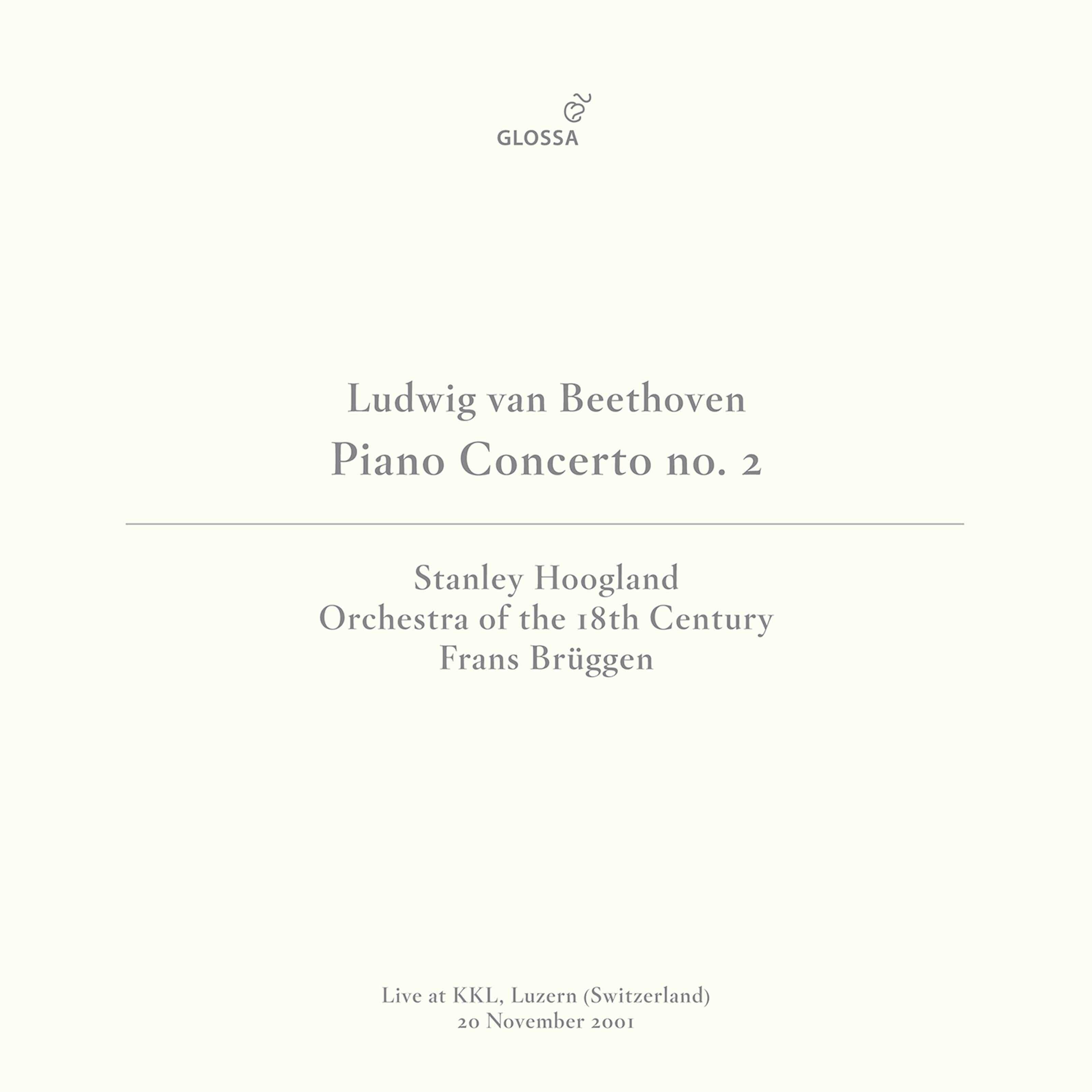 Релиз Beethoven: Piano Concerto No. 2 in B-Flat Major, Op. 19 (Live)