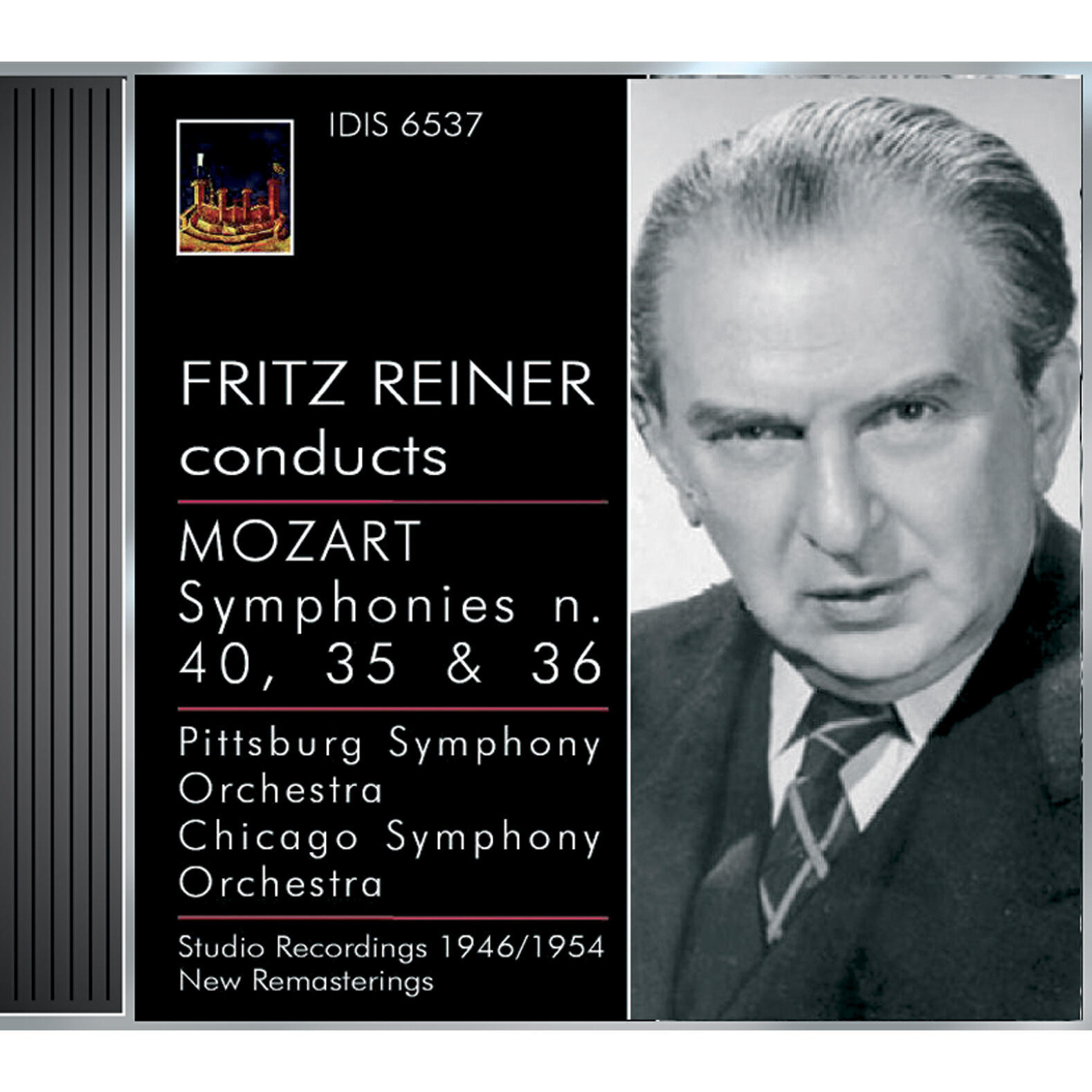 Релиз Mozart, W.A.: Symphonies Nos. 35, 36 and 40 (Pittsburgh Symphony, Chicago Symphony, Reiner) (1946, 1947, 1954)
