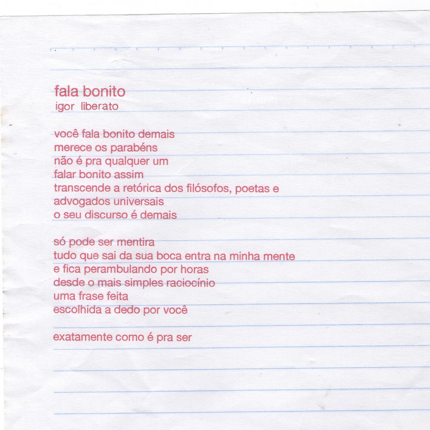 Релиз Fala Bonito