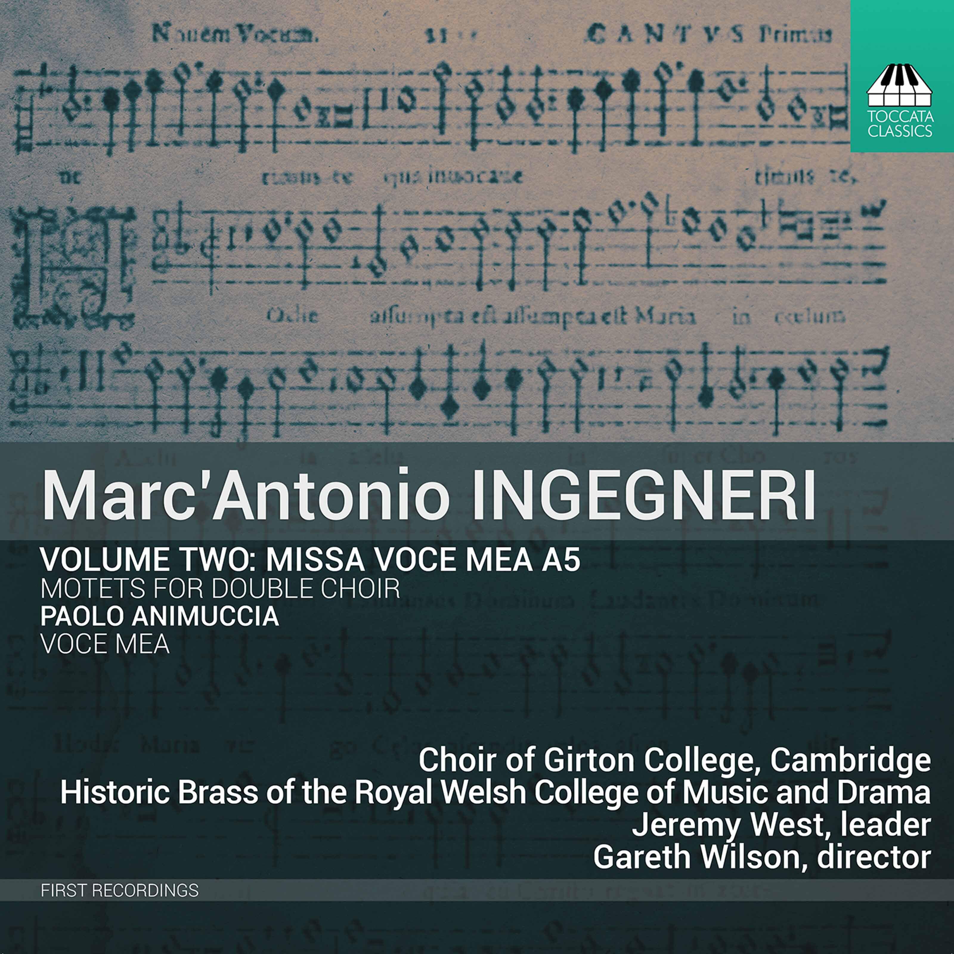Релиз Marc'Antonio Ingegneri, Vol. 2: Missa "Voce mea" a 5 & Motets for Double Choir