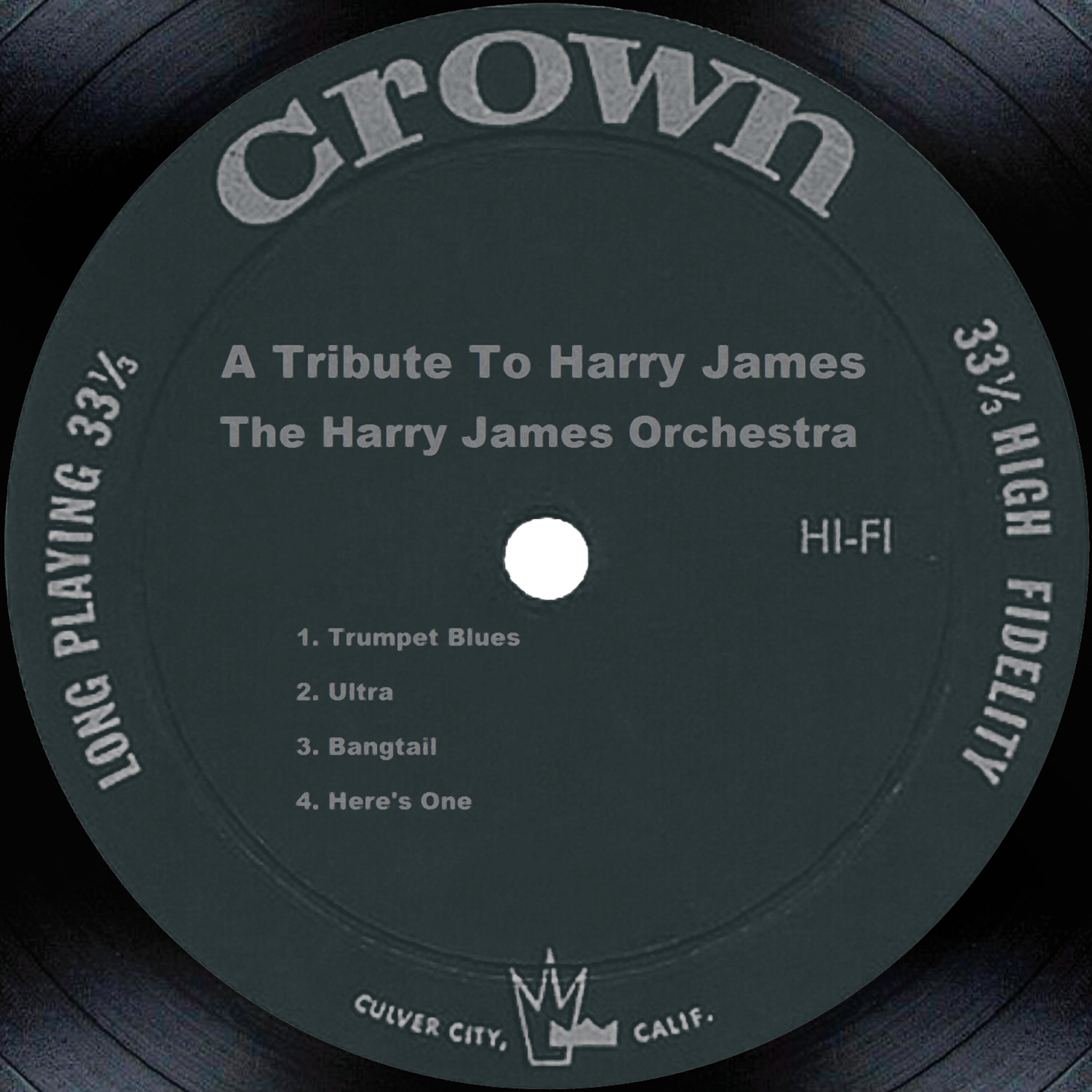 Релиз A Tribute To Harry James